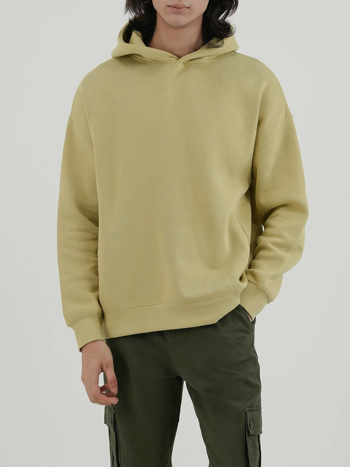 "BAUER" Drop Shoulder Fleece Hoodie
