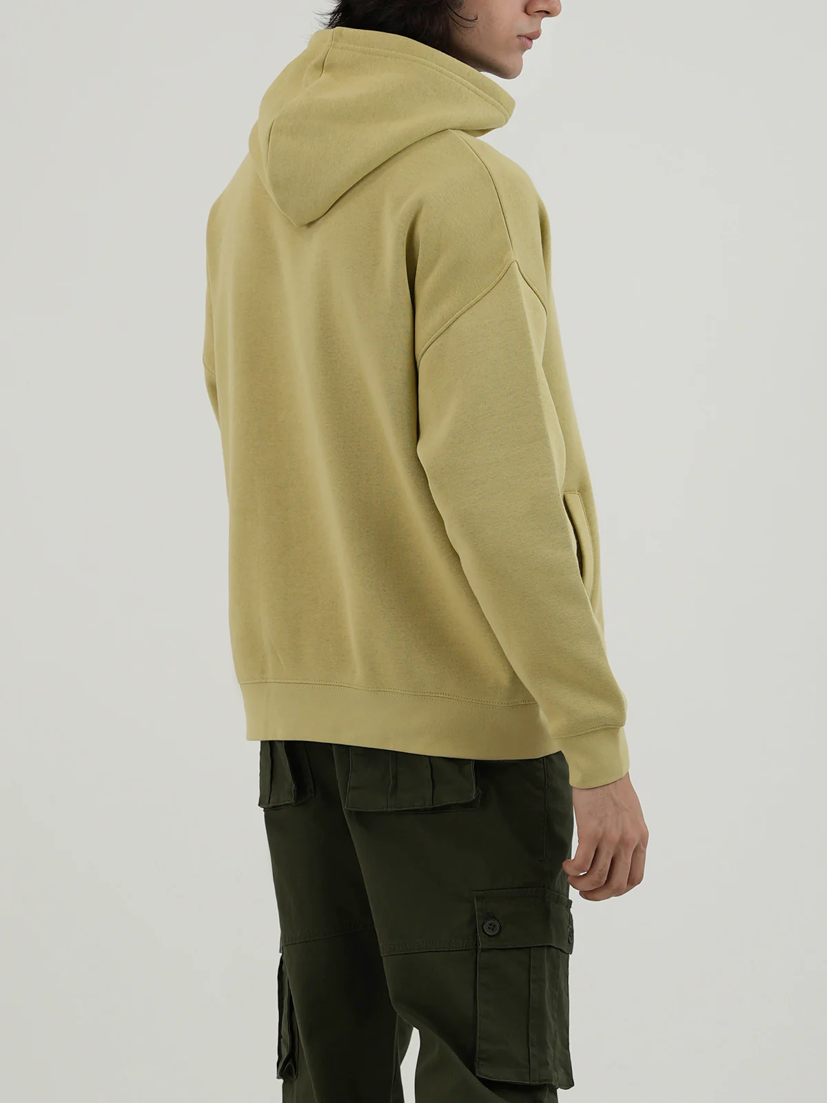 "BAUER" Drop Shoulder Fleece Hoodie - Image 5