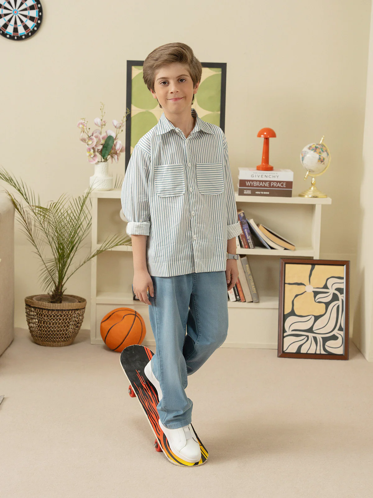 "BENED" Loose Fit Denim Pant - Image 2