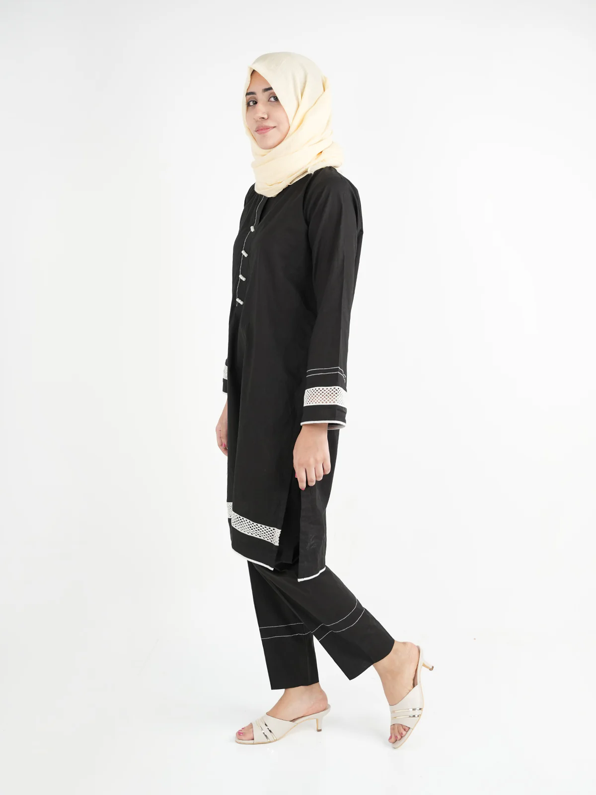 "BENITO" Casual Cambric Two Piece Suit - Image 2