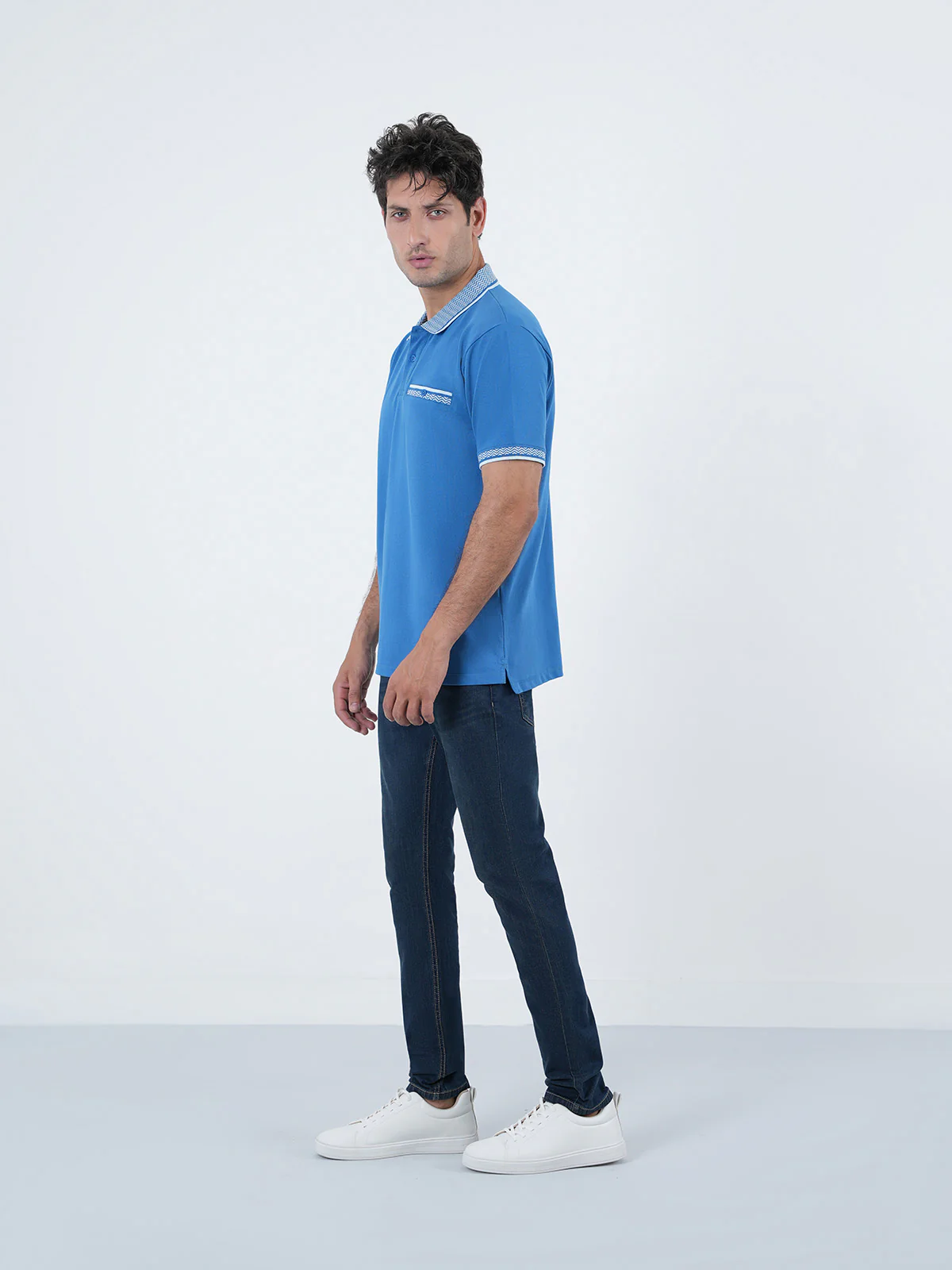 "BERNAL" Lightweight Regular Polo Shirt - Image 3