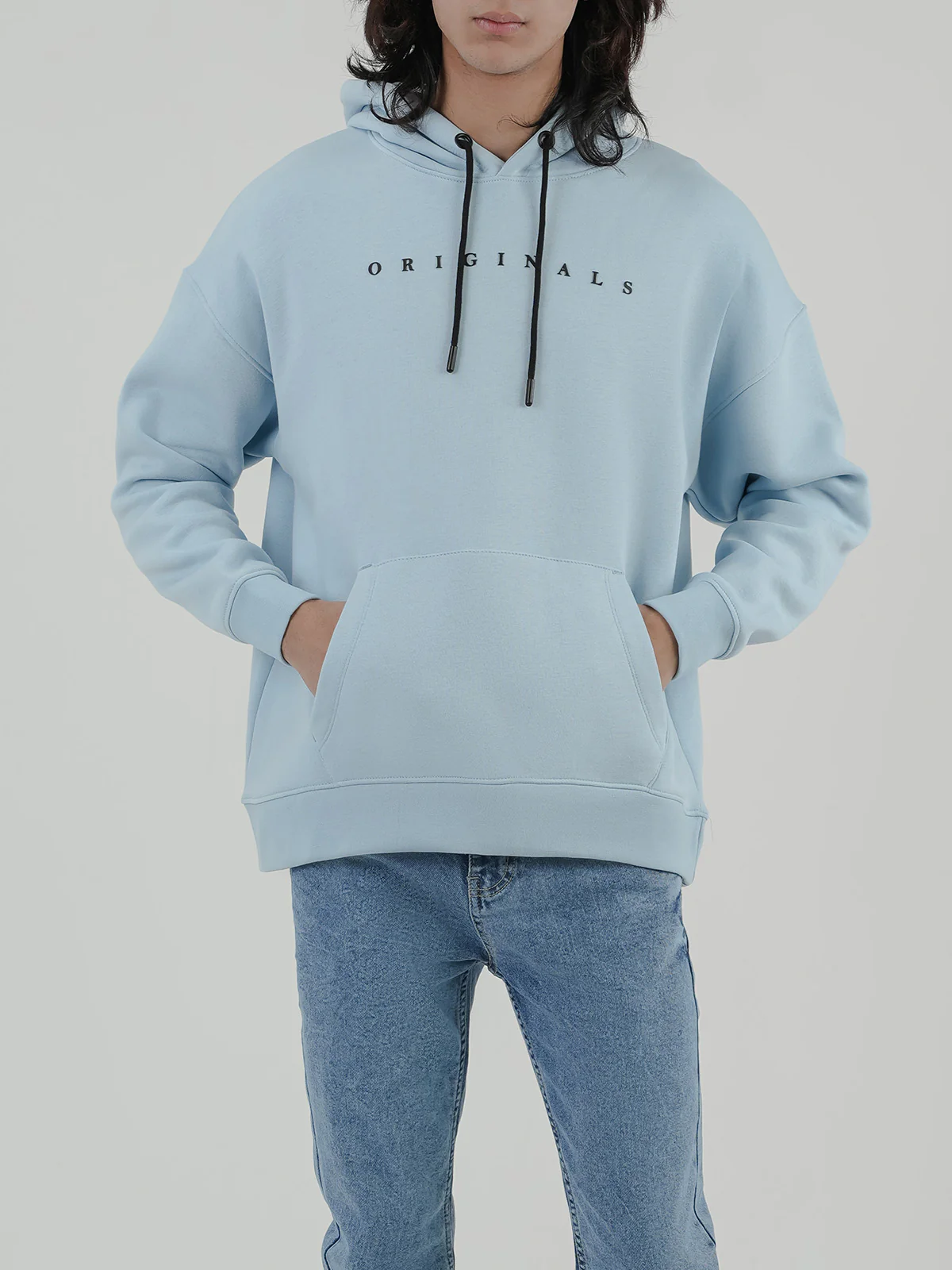 "BERTIE" Modern Graphic Fleece Hoodie