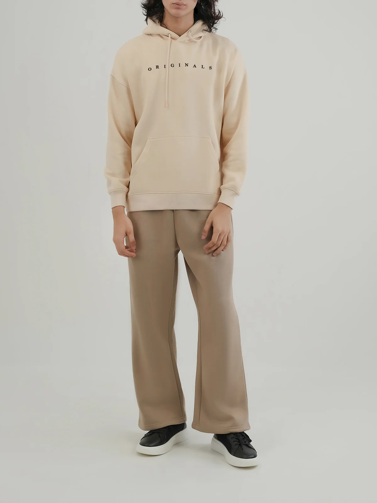"BERTIE" Modern Graphic Fleece Hoodie - Image 2
