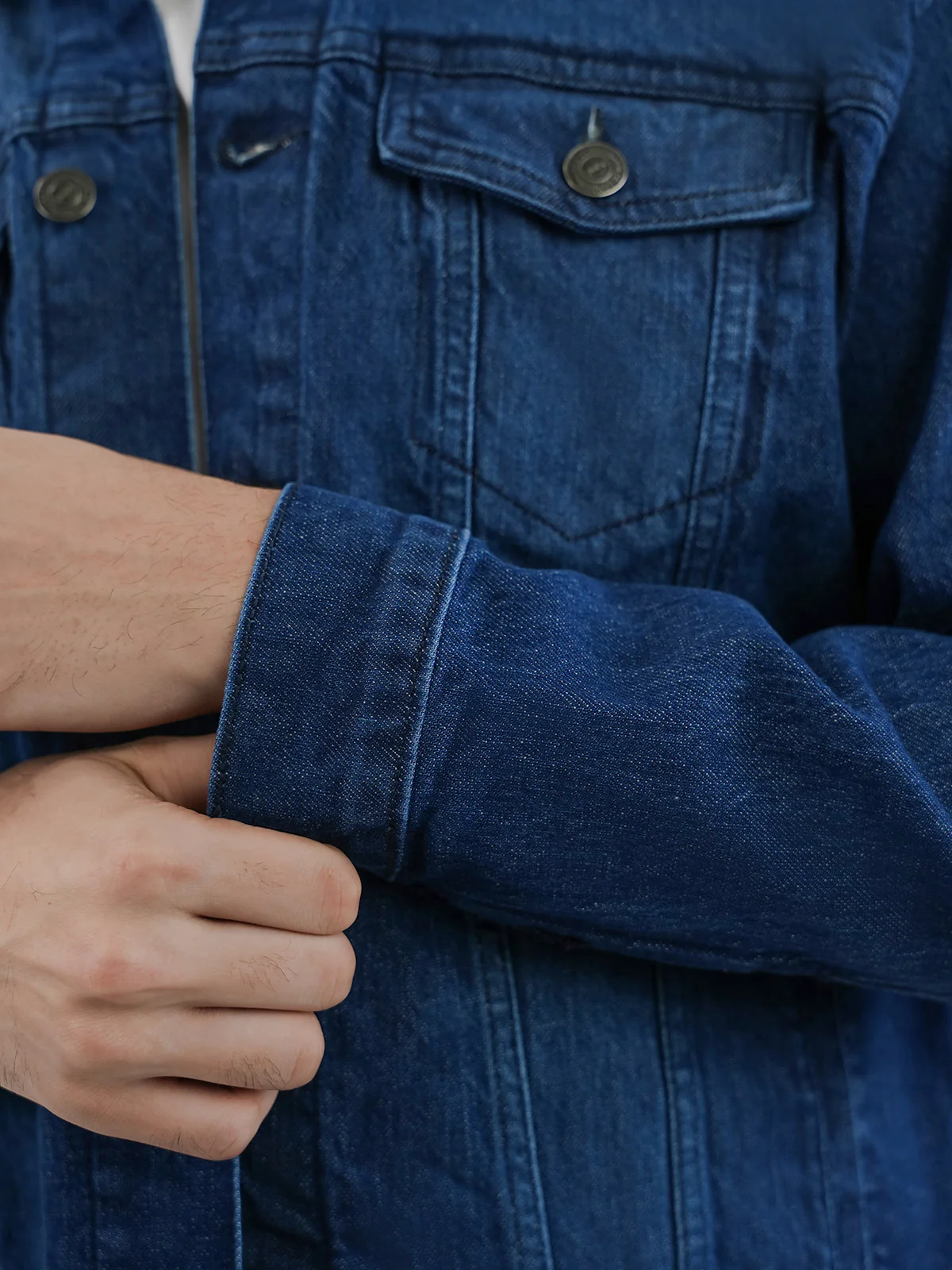 "BLOEM" Basic Regular Fit Denim Jacket - Image 5