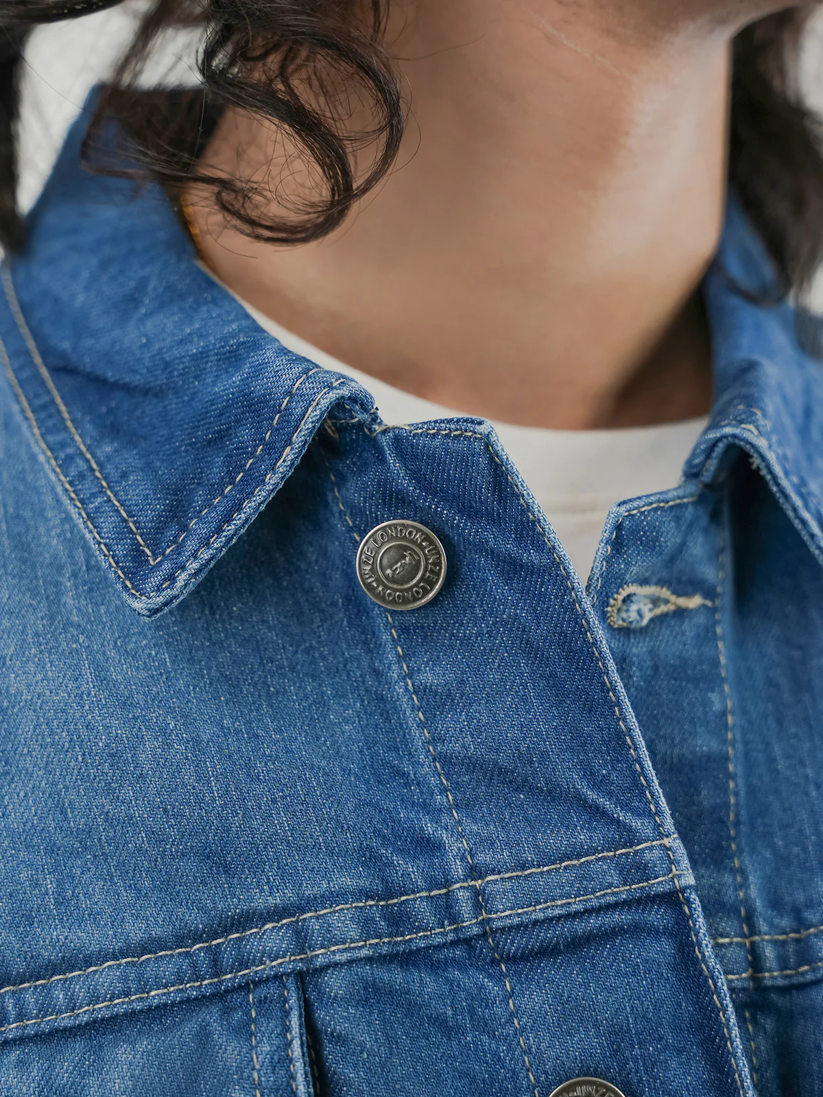 "BLOEM" Basic Regular Fit Denim Jacket - Image 5