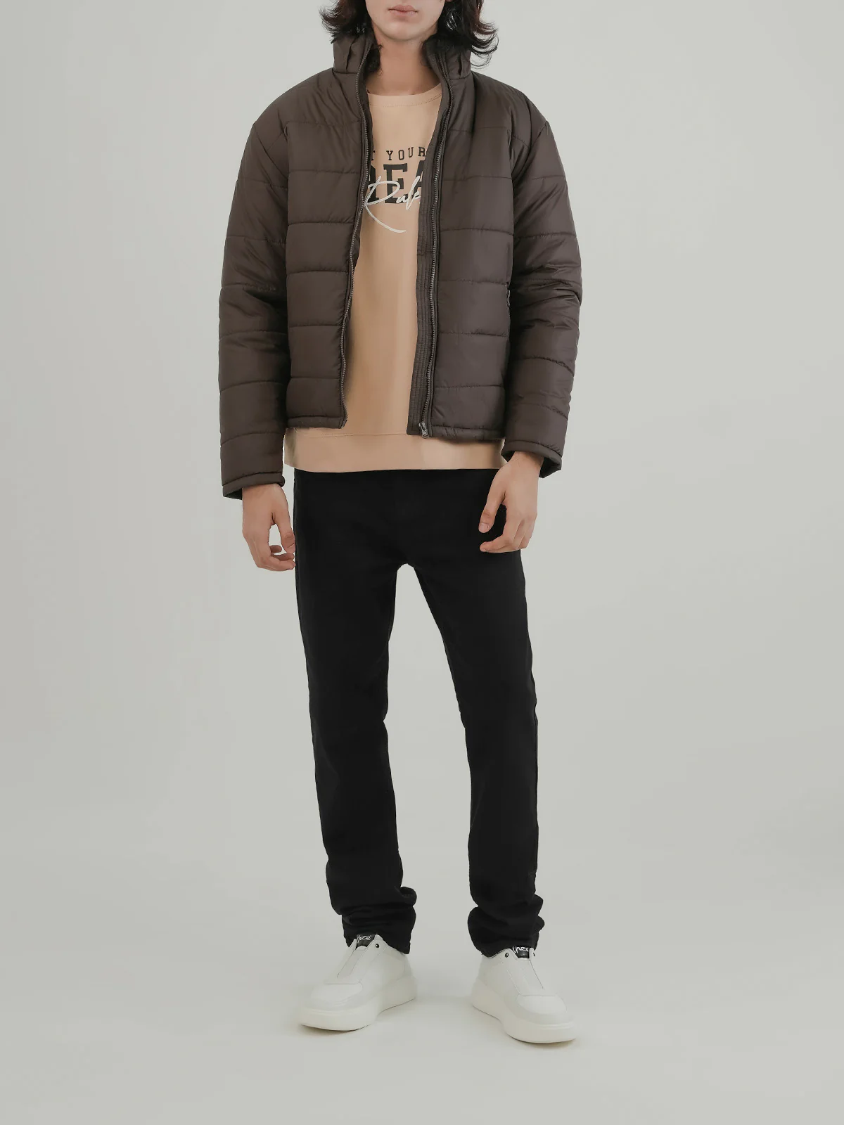 "BLYTHE" Regular Fit Polyester Bubble Jacket - Image 2