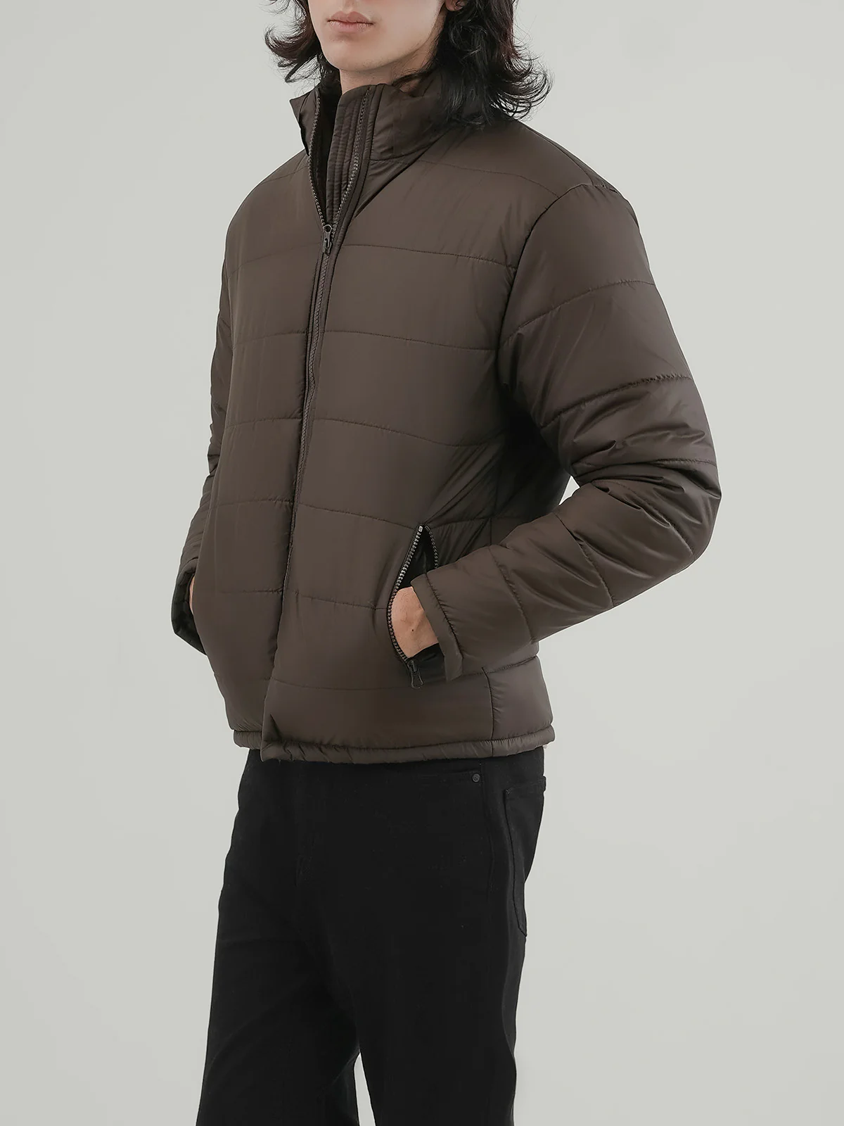 "BLYTHE" Regular Fit Polyester Bubble Jacket - Image 5