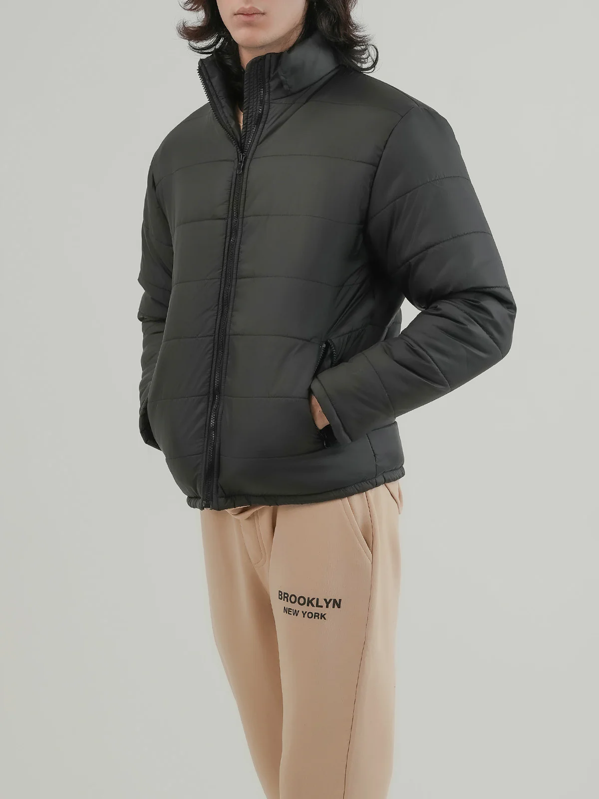 "BLYTHE" Regular Fit Polyester Bubble Jacket - Image 3