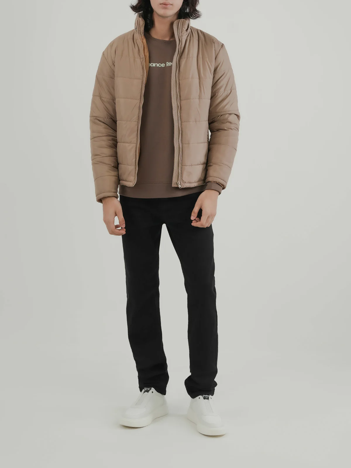 "BLYTHE" Regular Fit Polyester Bubble Jacket - Image 2