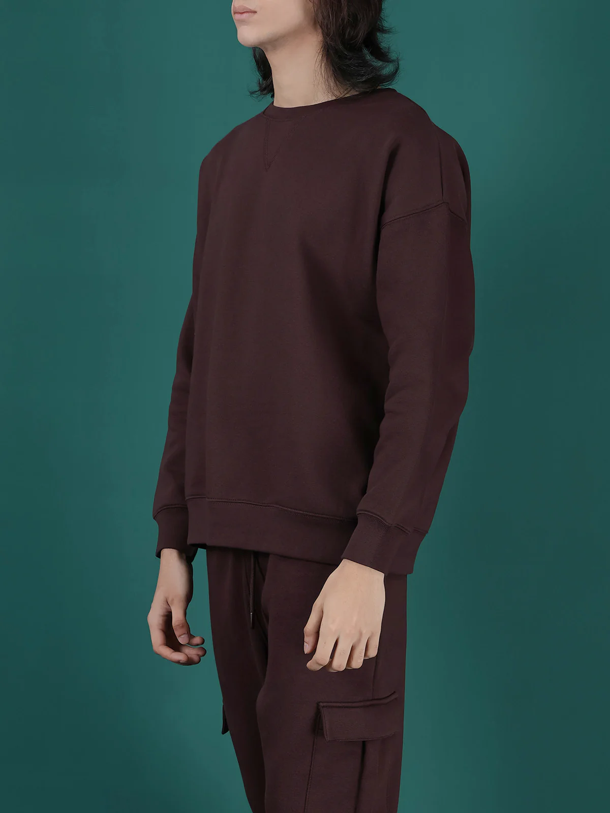 "BOGART" Drop Shoulder Fleece Sweatshirt - Image 2