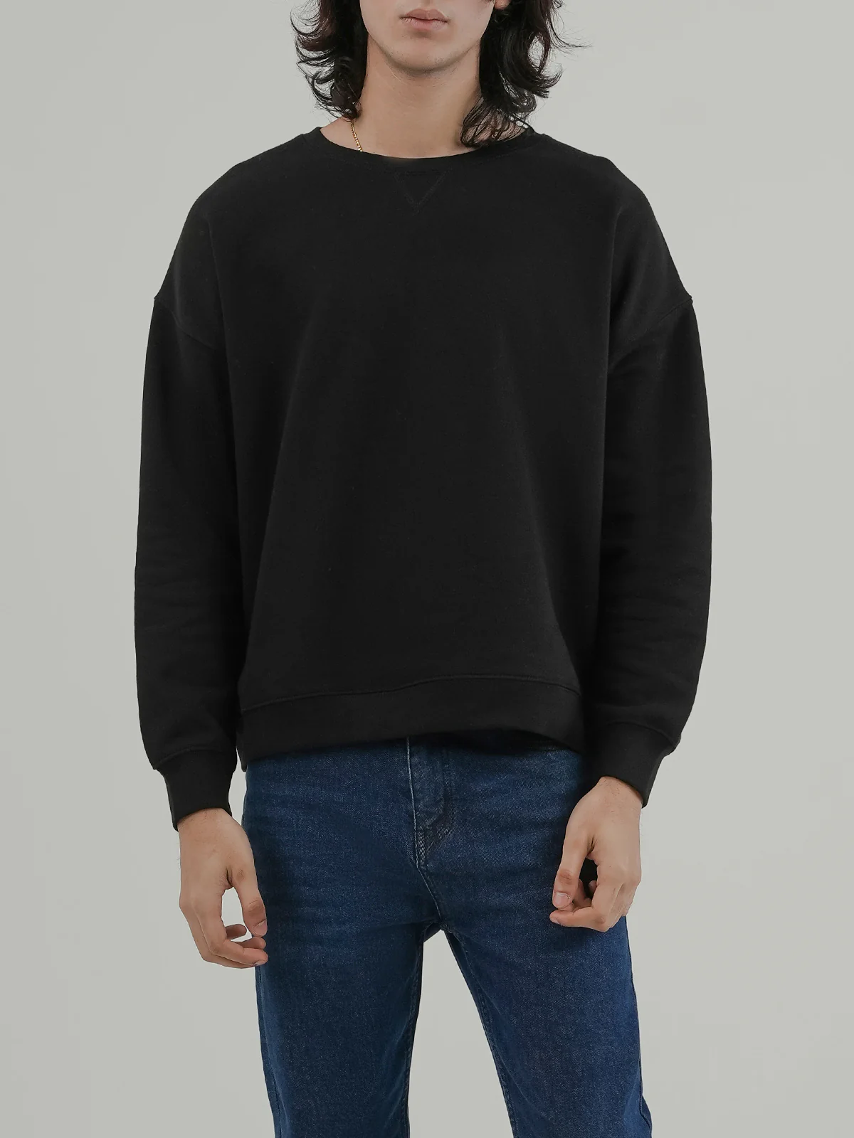 "BOGART" Drop Shoulder Fleece Sweatshirt
