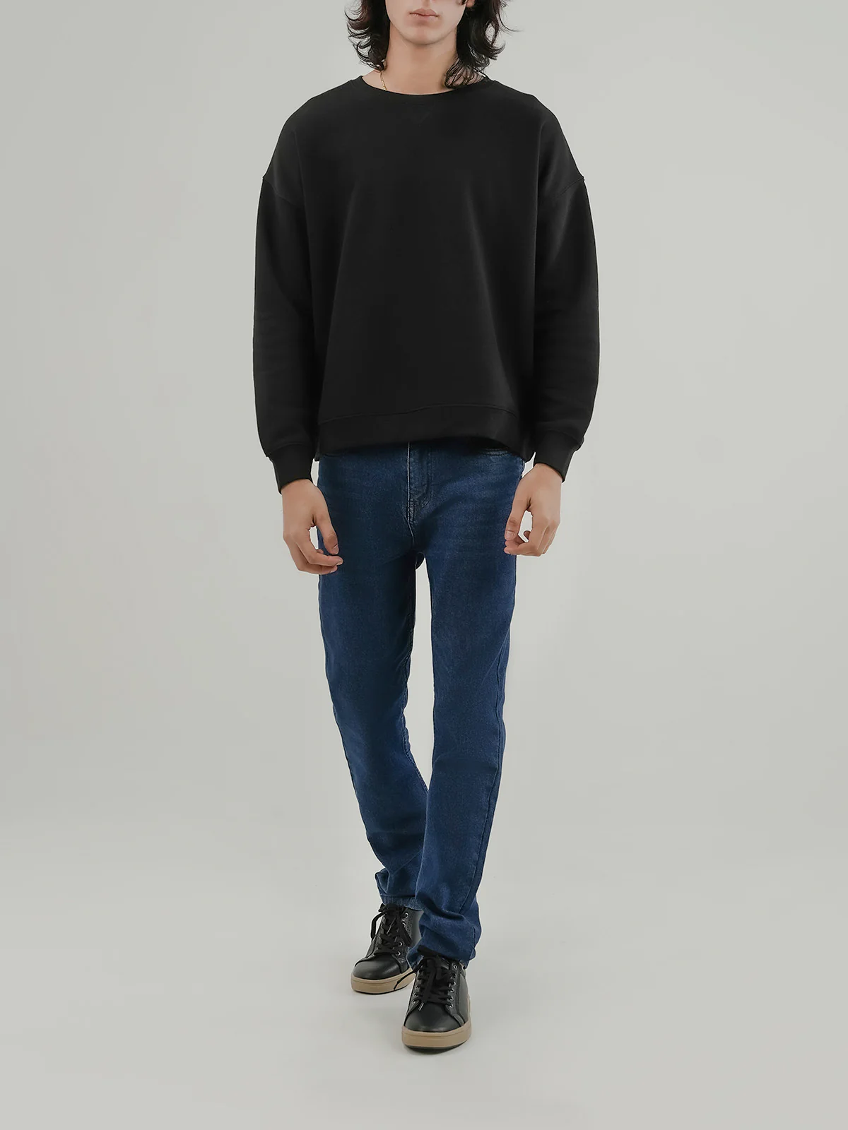 "BOGART" Drop Shoulder Fleece Sweatshirt - Image 2