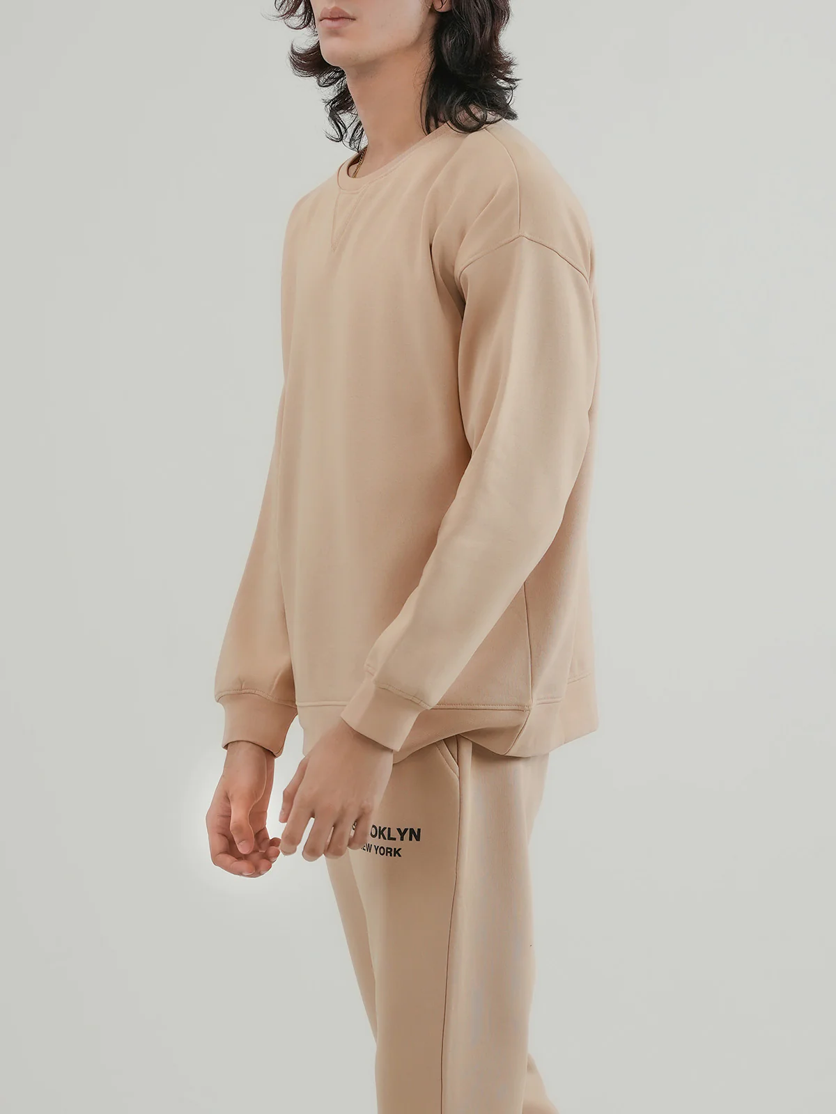 "BOGART" Drop Shoulder Fleece Sweatshirt - Image 3