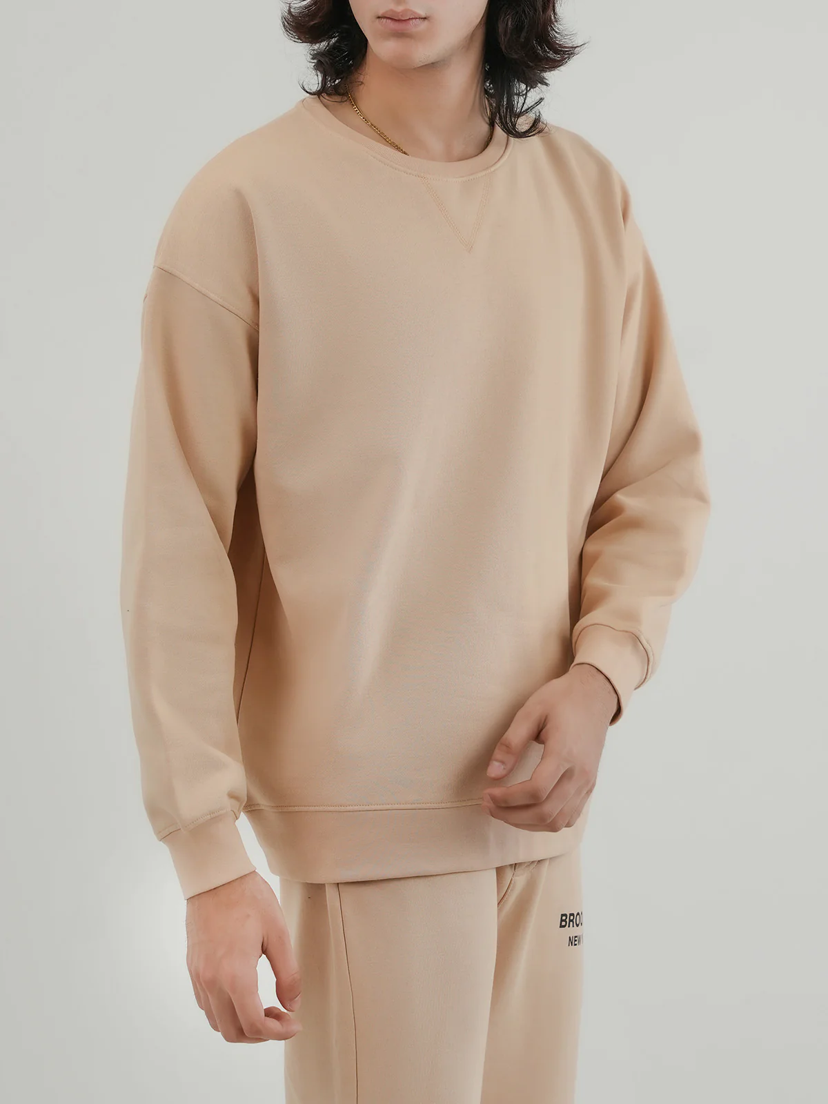 "BOGART" Drop Shoulder Fleece Sweatshirt - Image 5