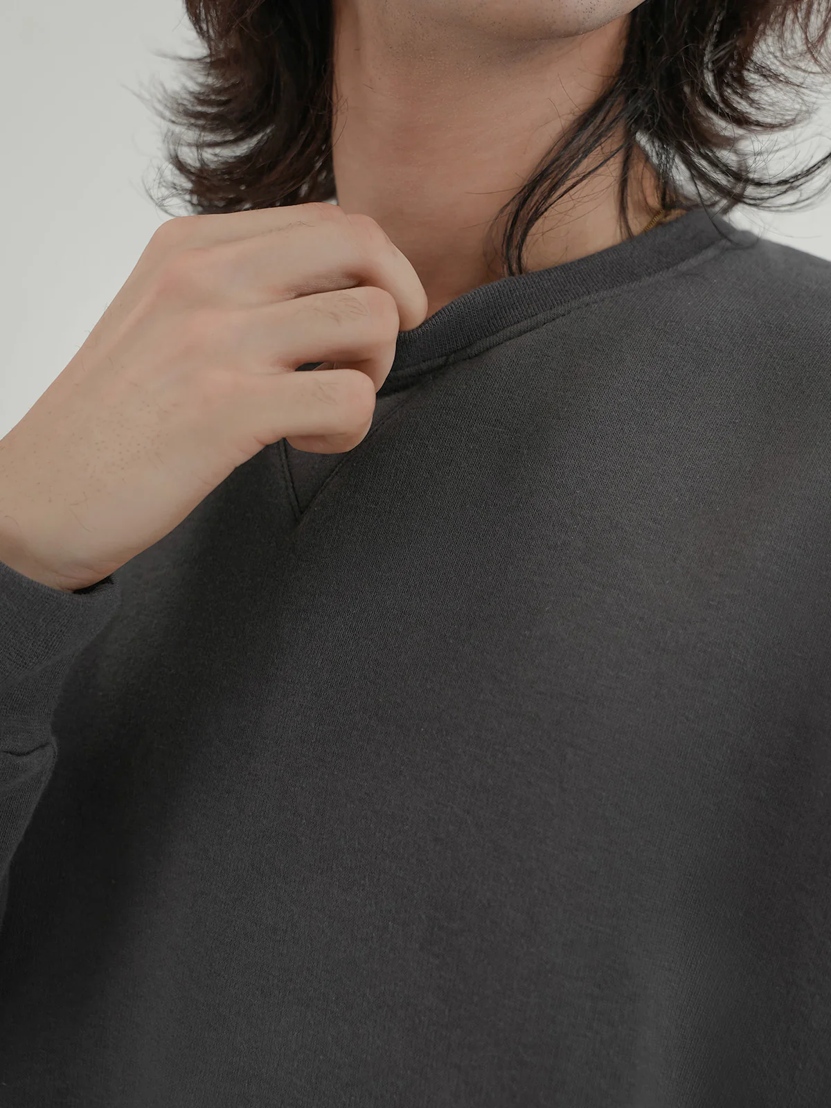 "BOGART" Drop Shoulder Fleece Sweatshirt - Image 3