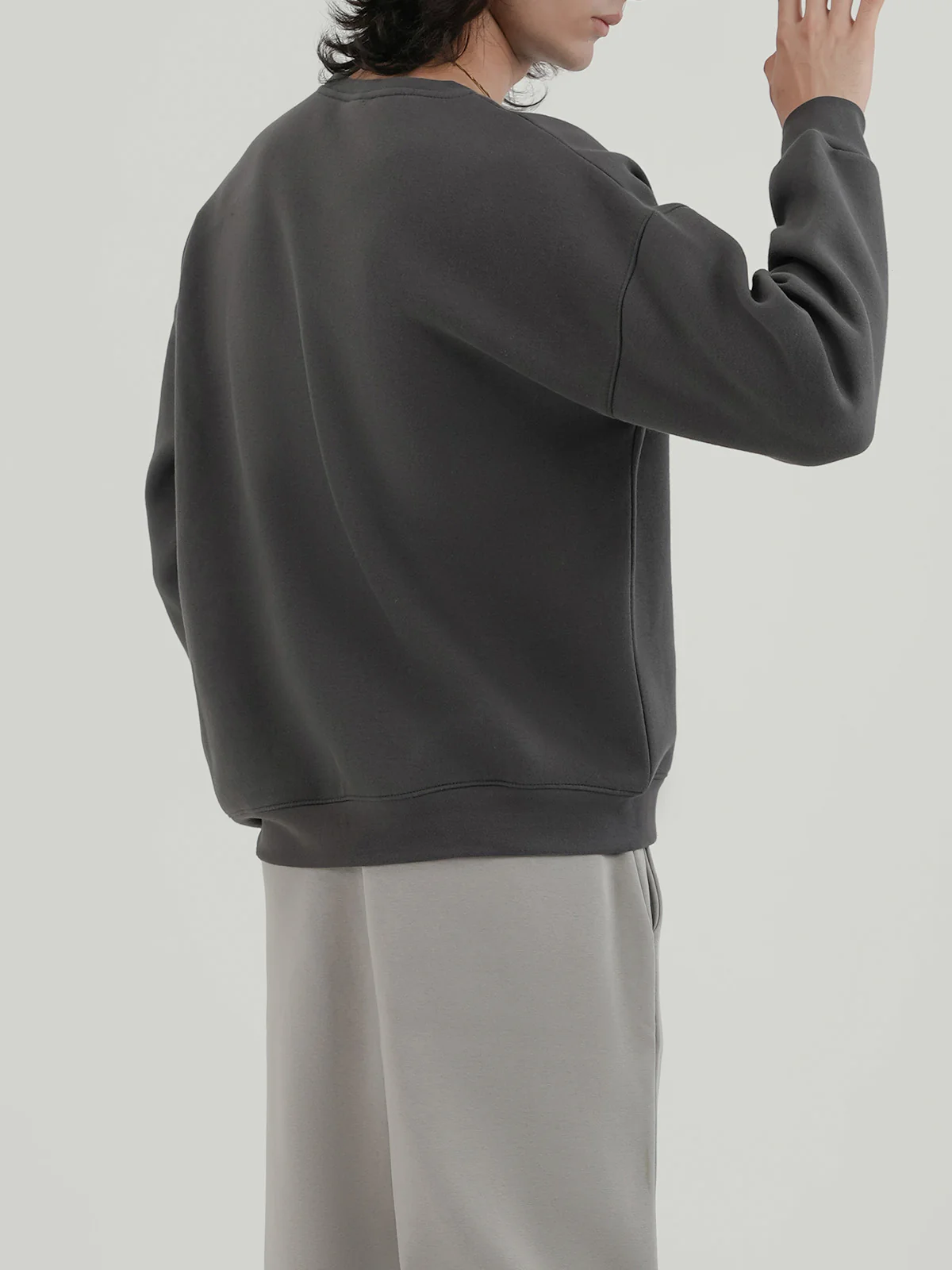 "BOGART" Drop Shoulder Fleece Sweatshirt - Image 5