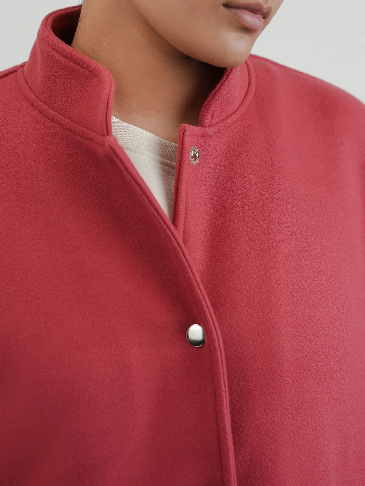 "BOHENG" Stylish Woolen Fleece Jacket - Image 4