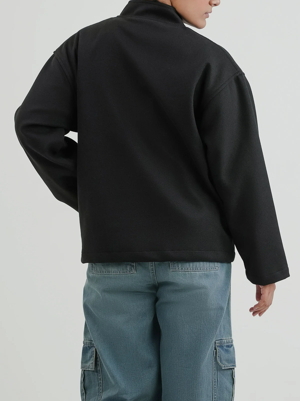 "BOHENG" Stylish Woolen Fleece Jacket - Image 6