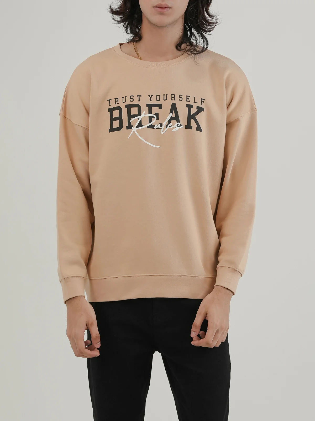 "BONNIE" Casual Graphic Fleece Sweatshirt