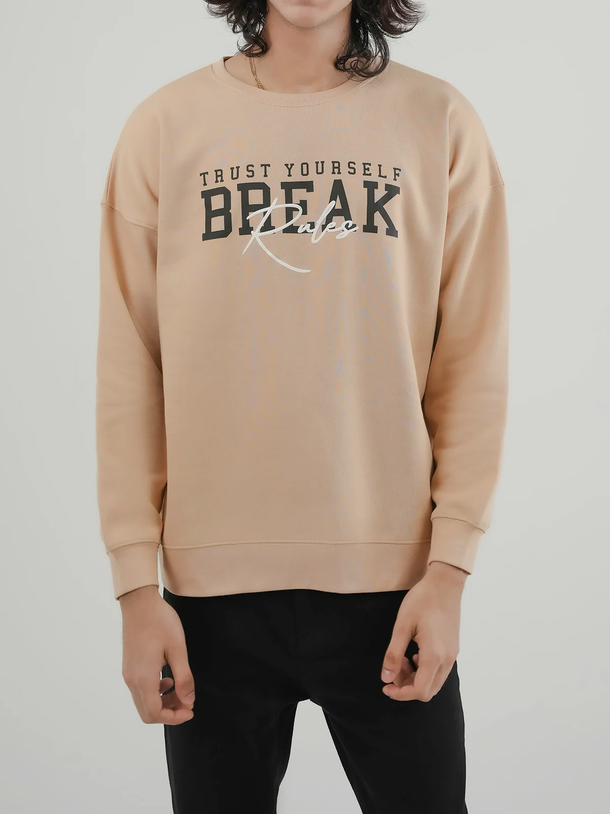 "BONNIE" Casual Graphic Fleece Sweatshirt - Image 4