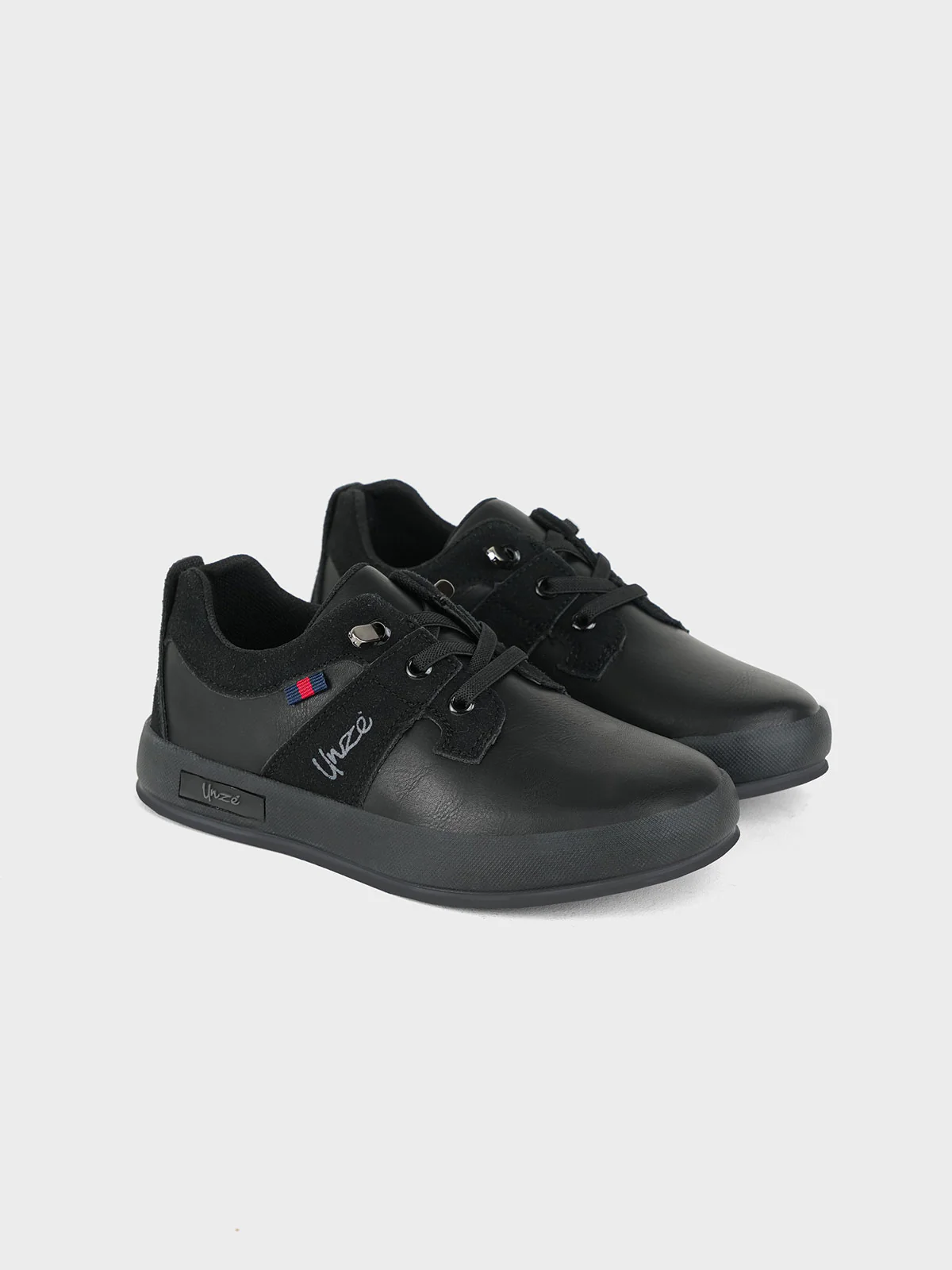 Boys "AMASA" Casual Lace Up Trainers - Image 2