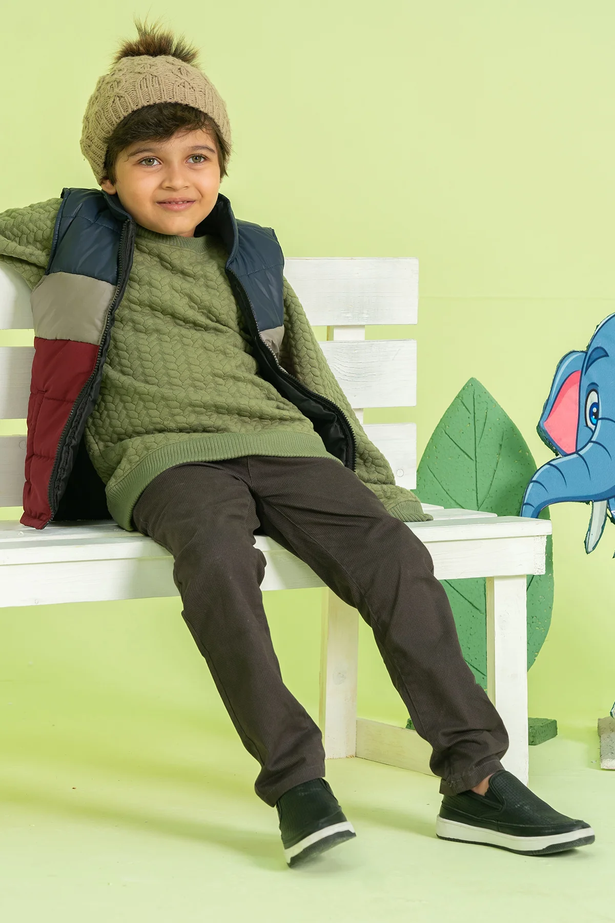 Boys BARHADAD Puffer Jacket - Image 3