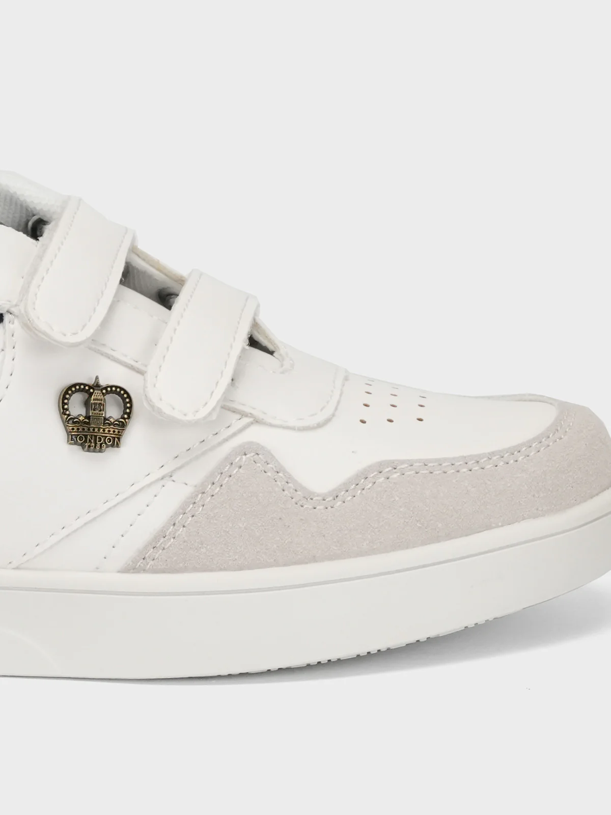 Boys "DRAY" Velcro Closure Comfy Trainers - Image 4
