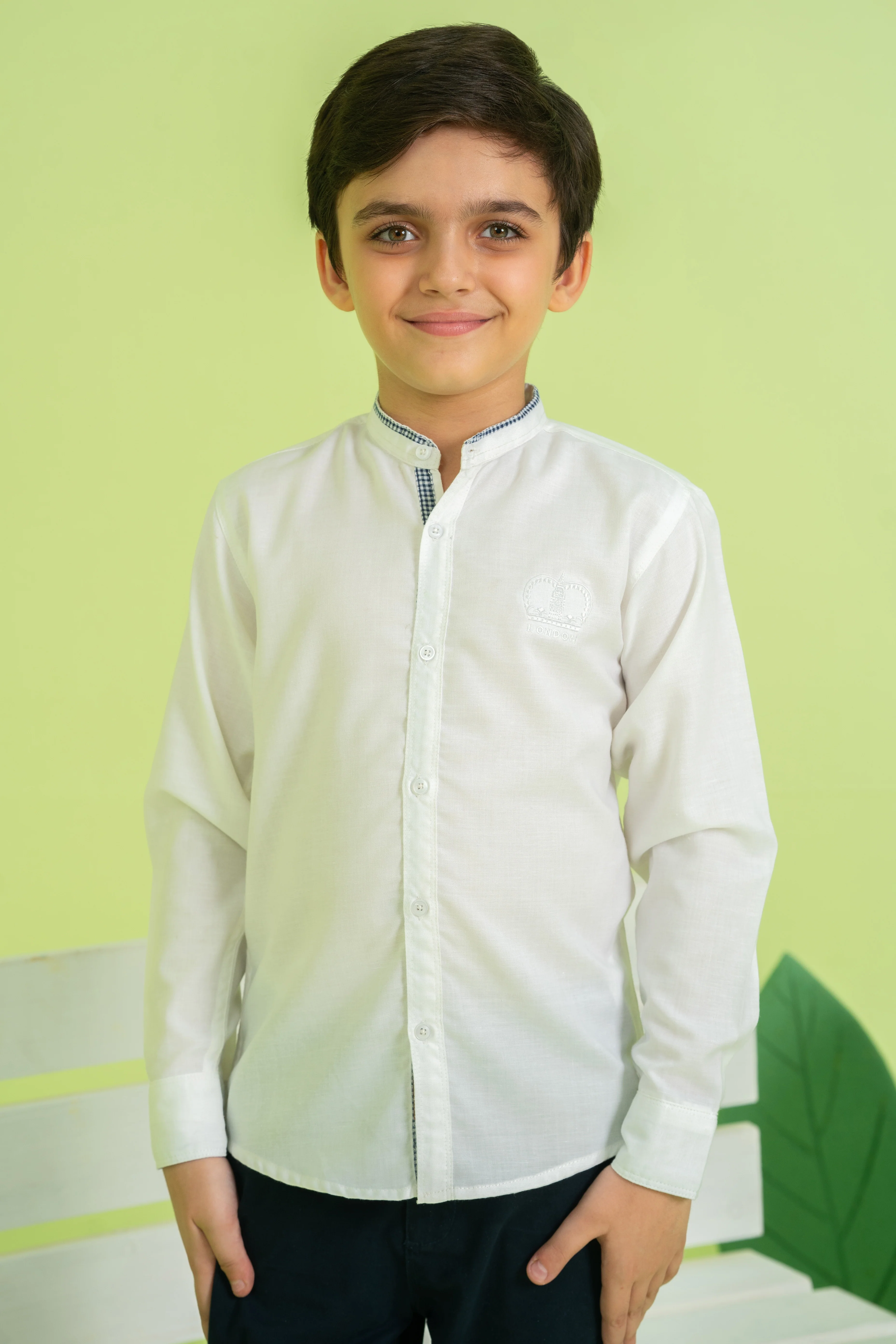 Boys FAHADI Cotton Casual Shirt - Image 2