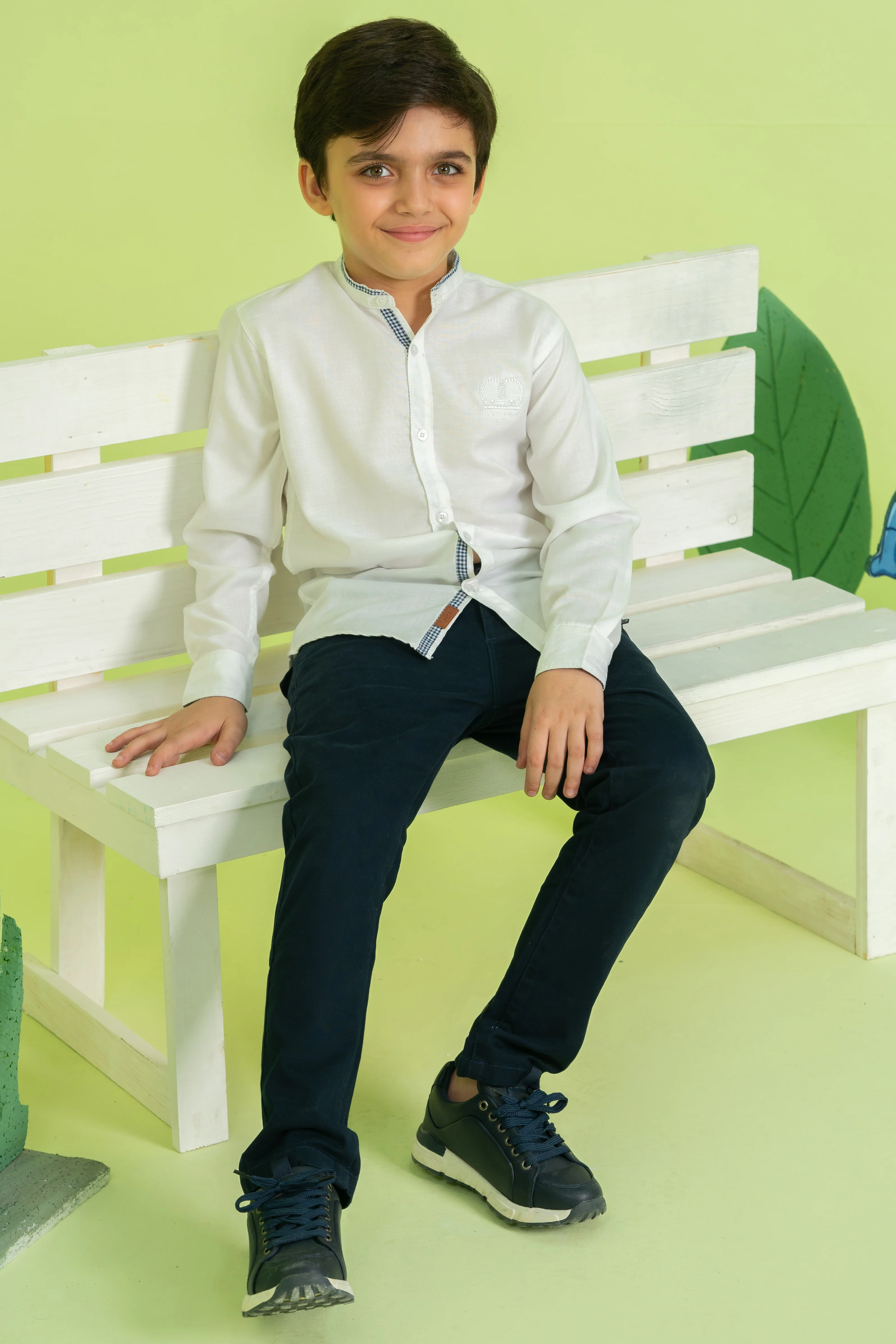 Boys FAHADI Cotton Casual Shirt - Image 3