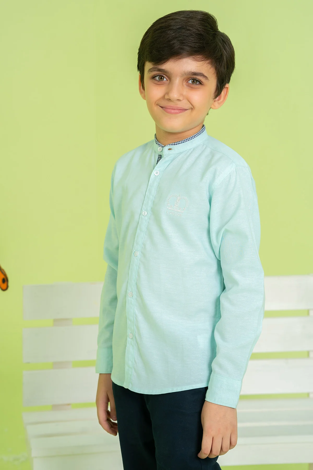 Boys FAHADI Cotton Casual Shirt - Image 2