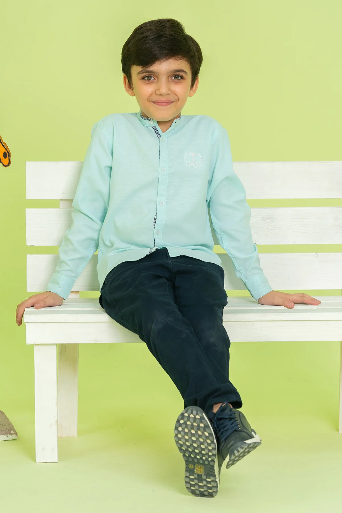 Boys FAHADI Cotton Casual Shirt - Image 3