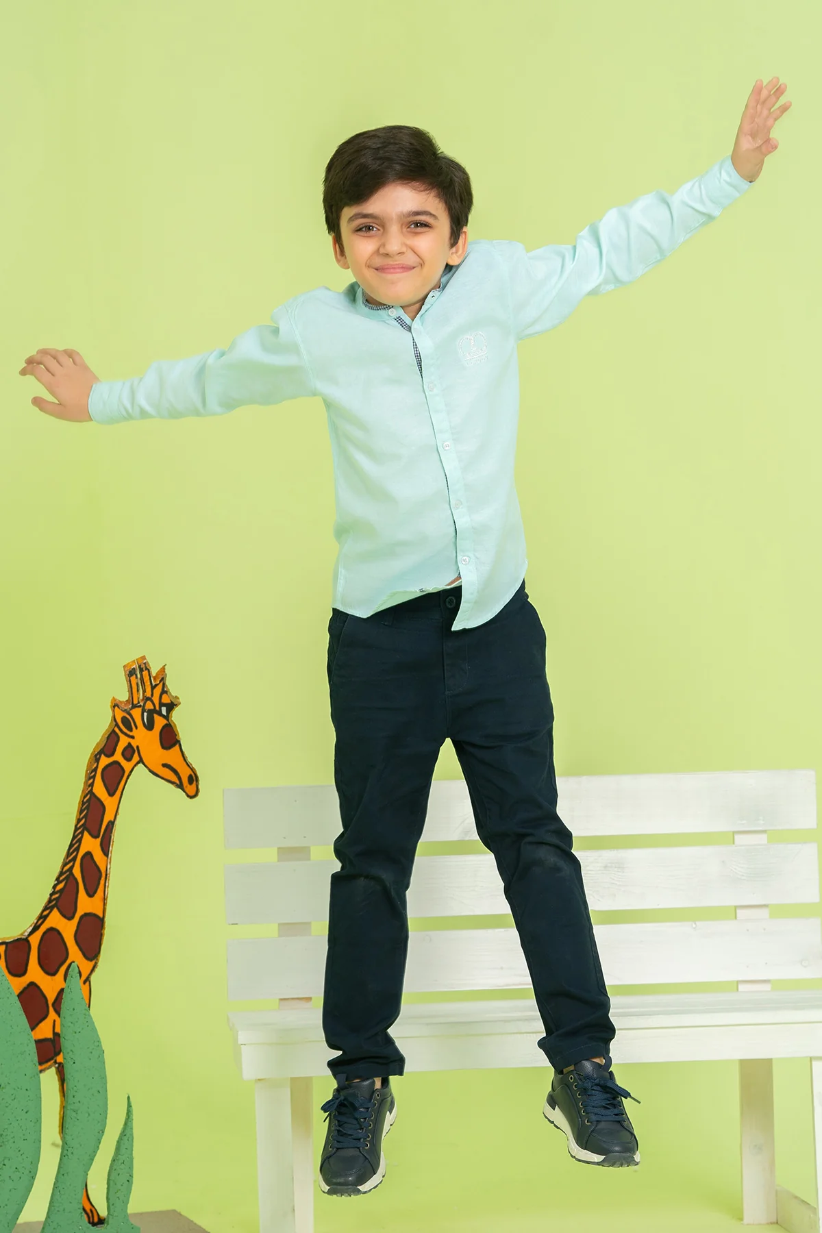 Boys FAHADI Cotton Casual Shirt - Image 5