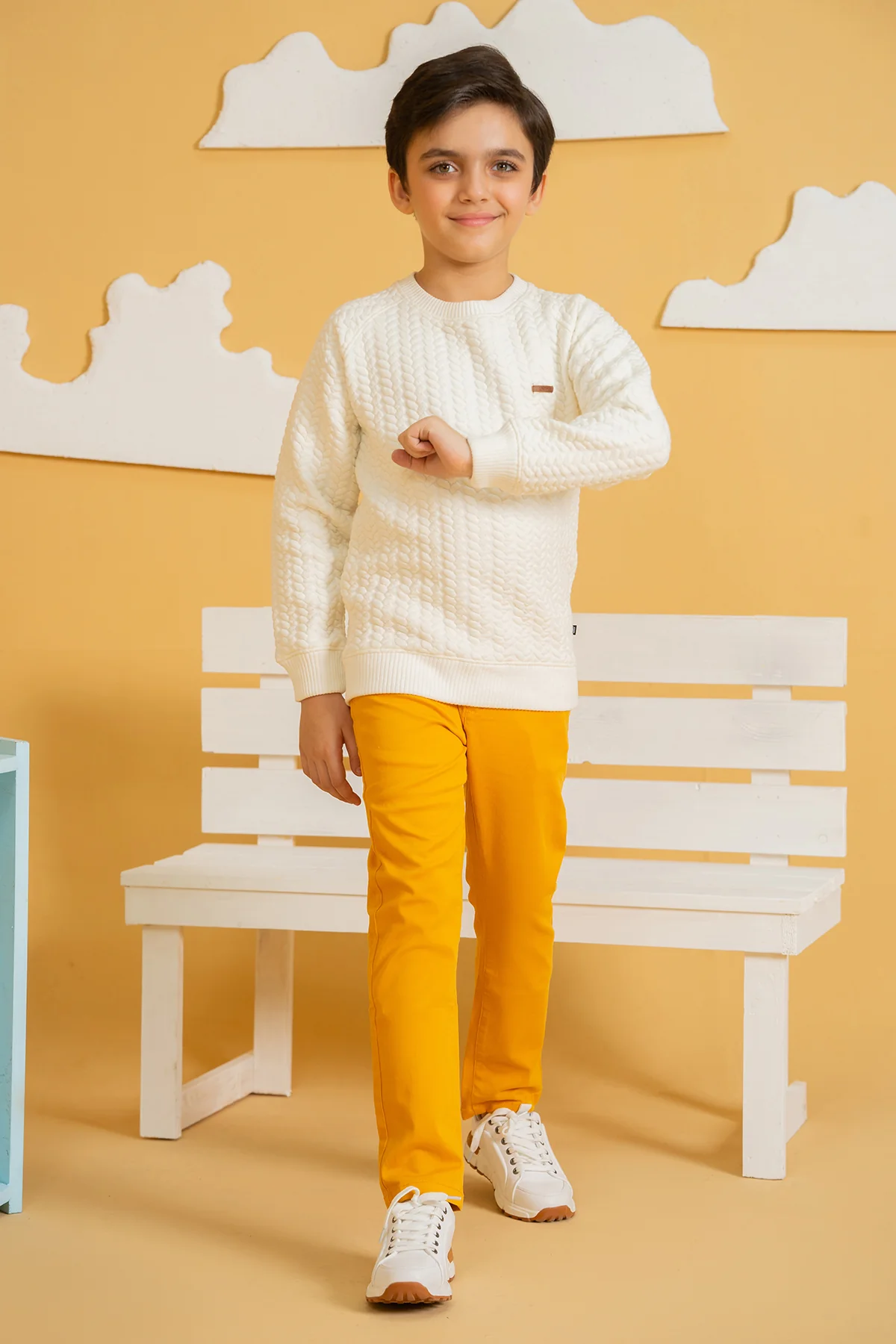 "FARROW" Twill Straight Pant
