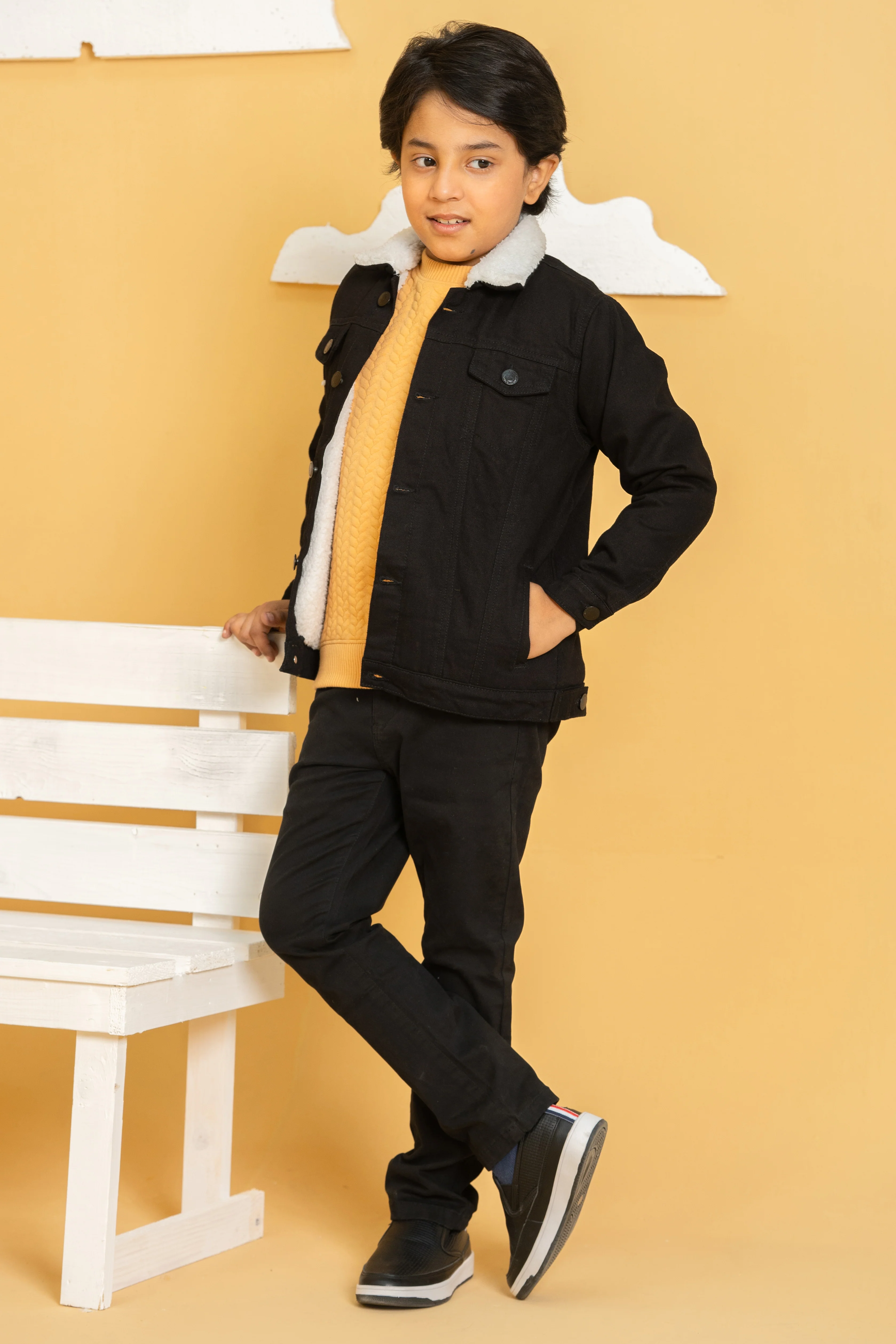 Boys FIAN Denim Jacket - Image 4