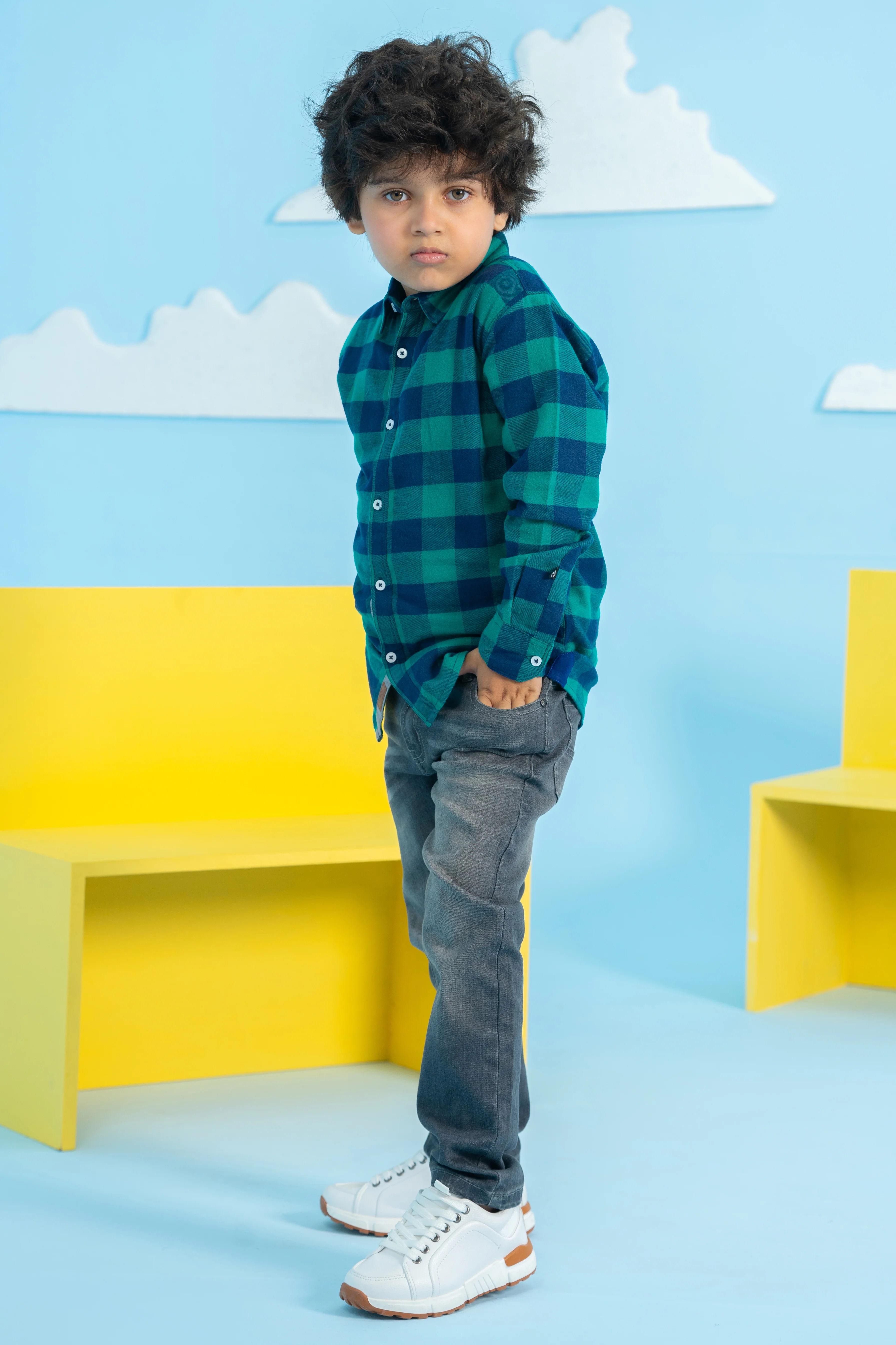 Boys FIRAS Cotton Casual Shirt