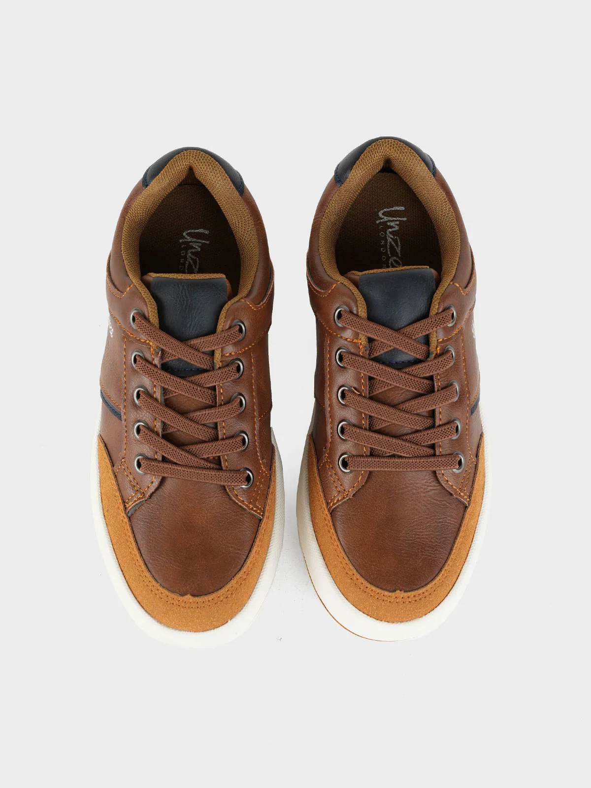 Boys "HADLEE" Comfy Lace Up Trainers - Image 5