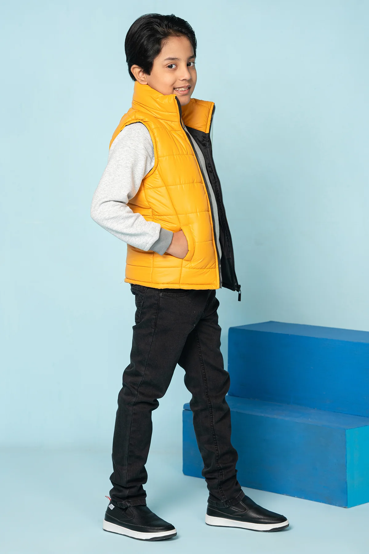 Boys RAMLA Puffer Jacket - Image 3