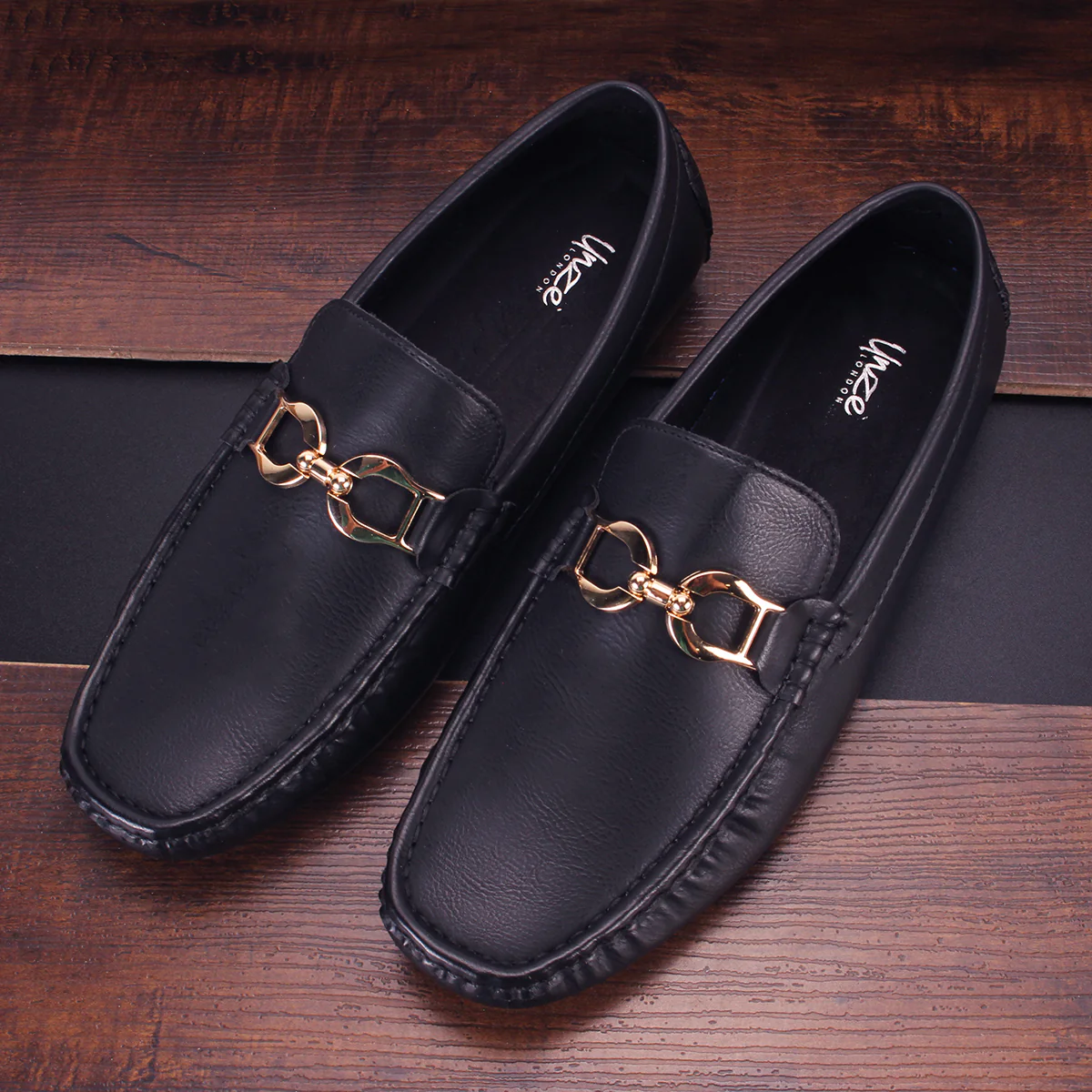 Boys "RIVERS" Slip On Moccasin Shoes - Image 6