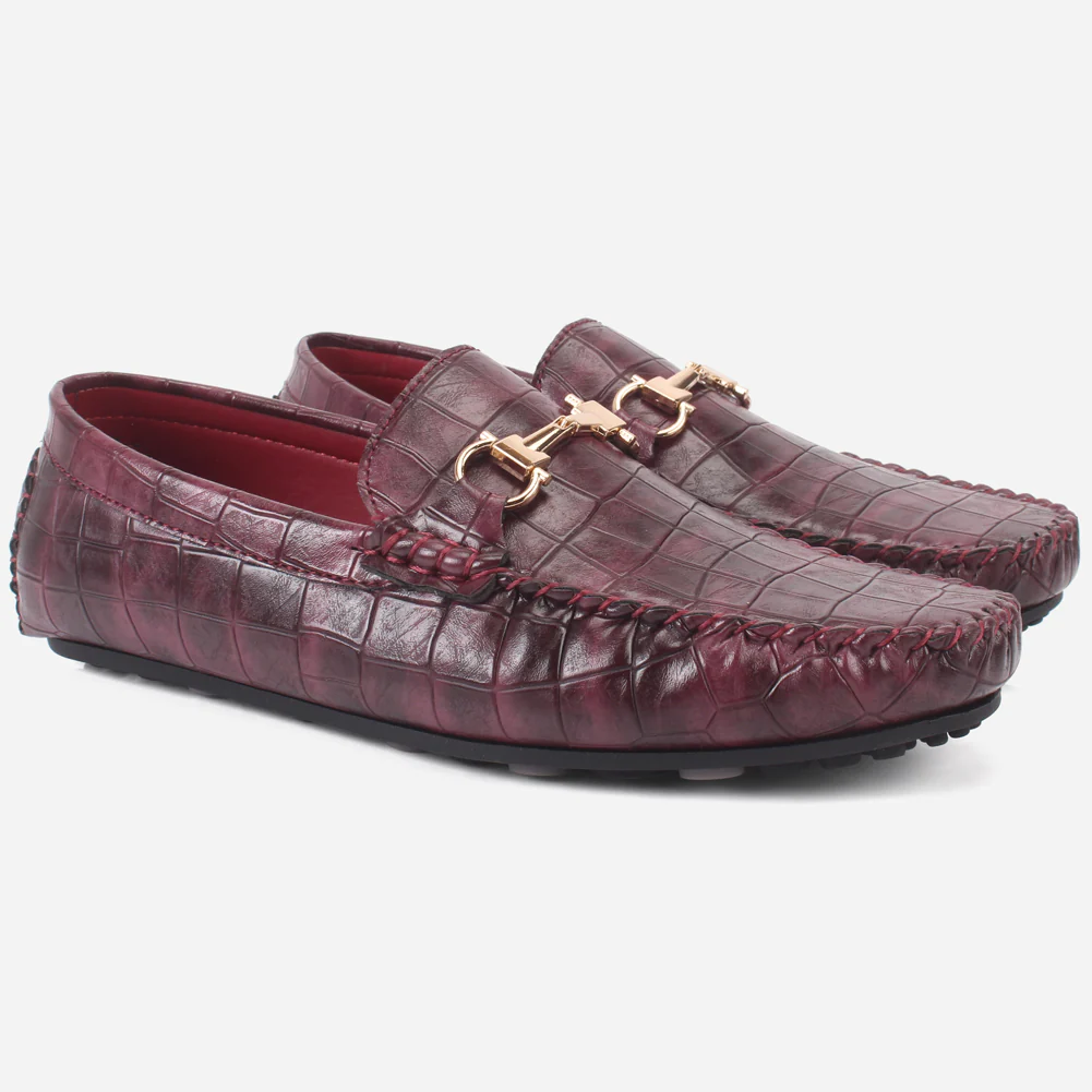 Boys "ROCKY" Textured Slip-ons Moccasins - Image 2