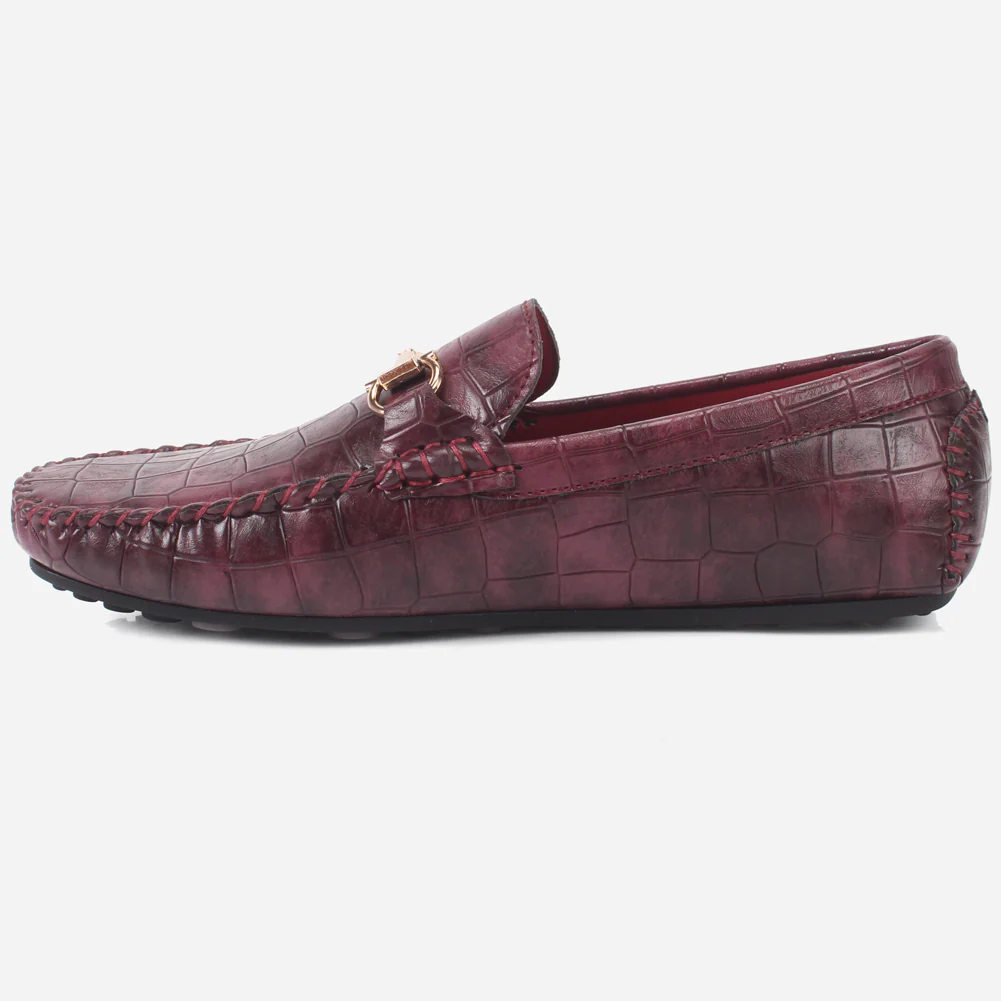 Boys "ROCKY" Textured Slip-ons Moccasins - Image 3