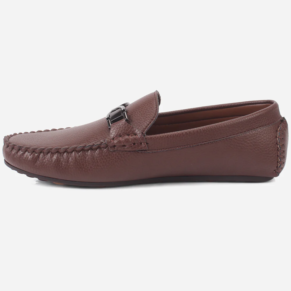 Boys "SANEY" Textured Backless Slip-ons Moccasins - Image 3
