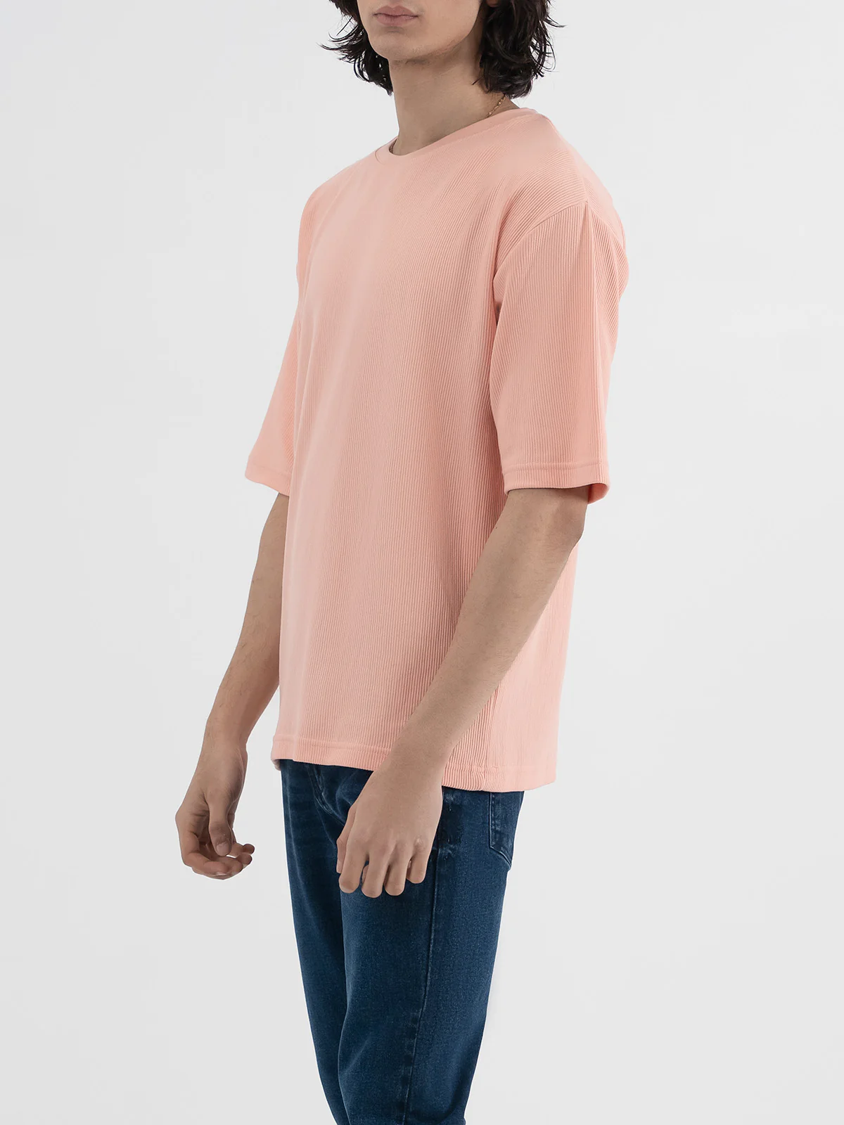 "BRADY" Drop Shoulder Basic T-Shirt - Image 4
