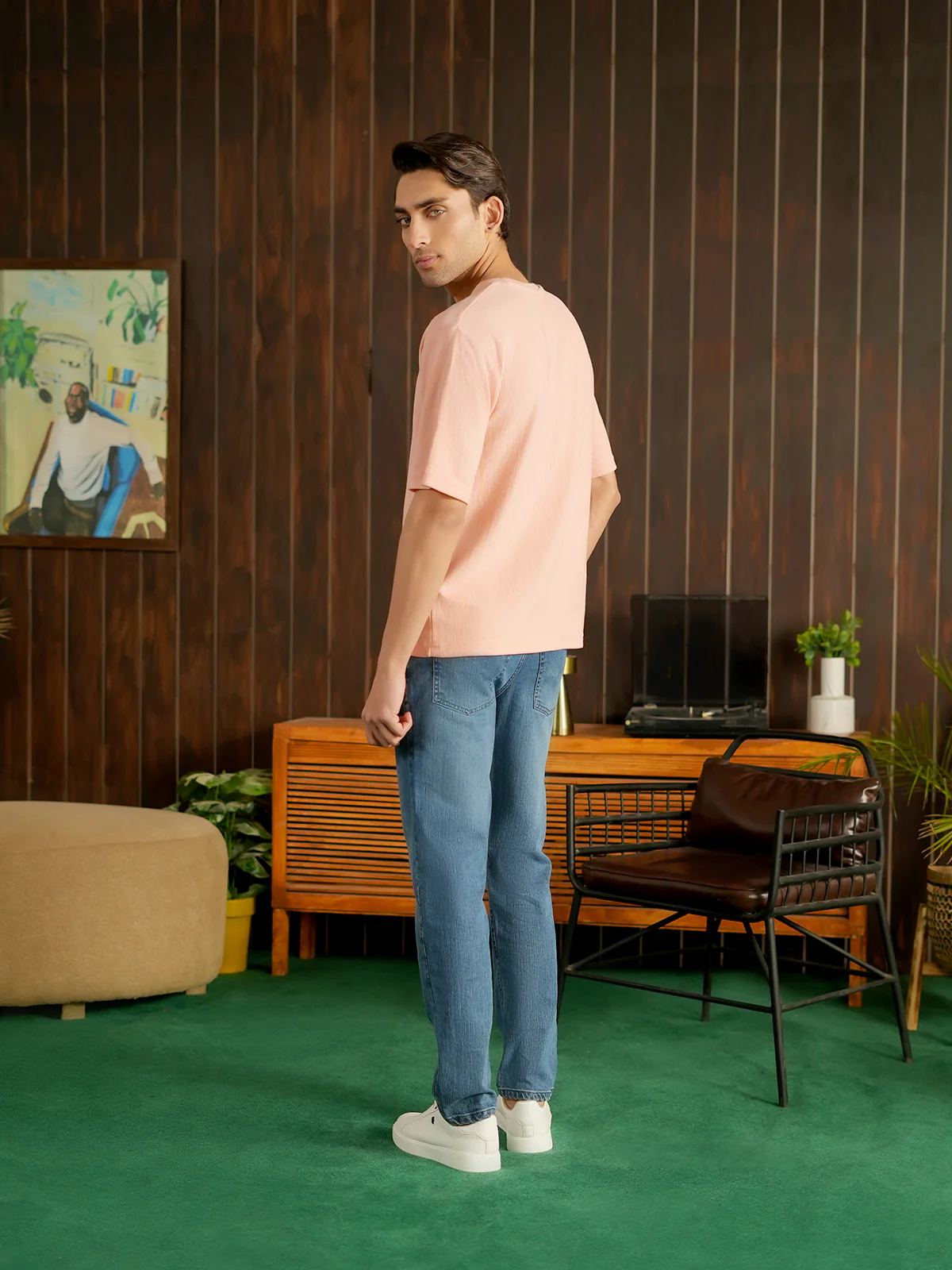 "BRADY" Drop Shoulder Basic T-Shirt - Image 6
