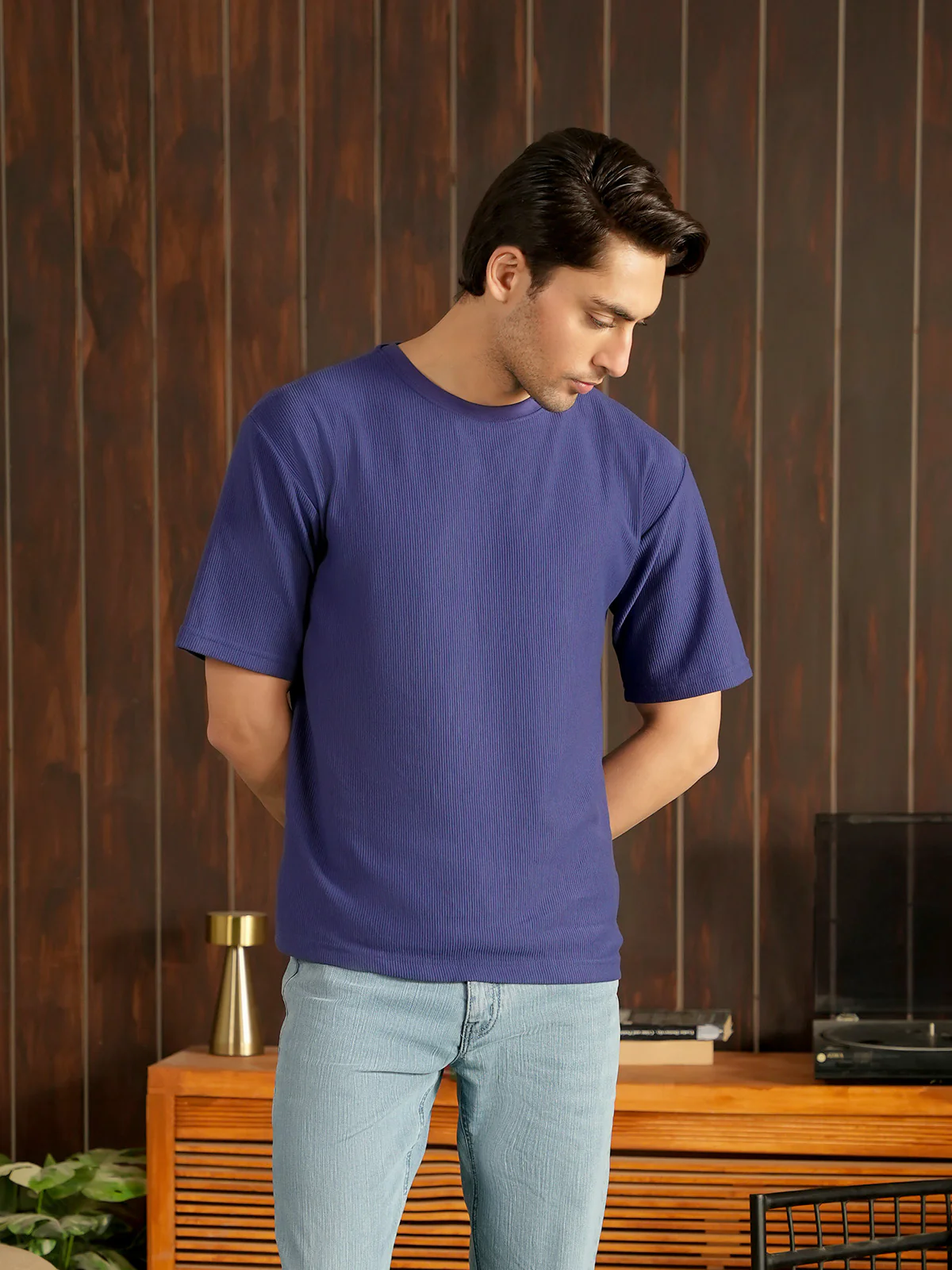 "BRADY" Drop Shoulder Basic T-Shirt