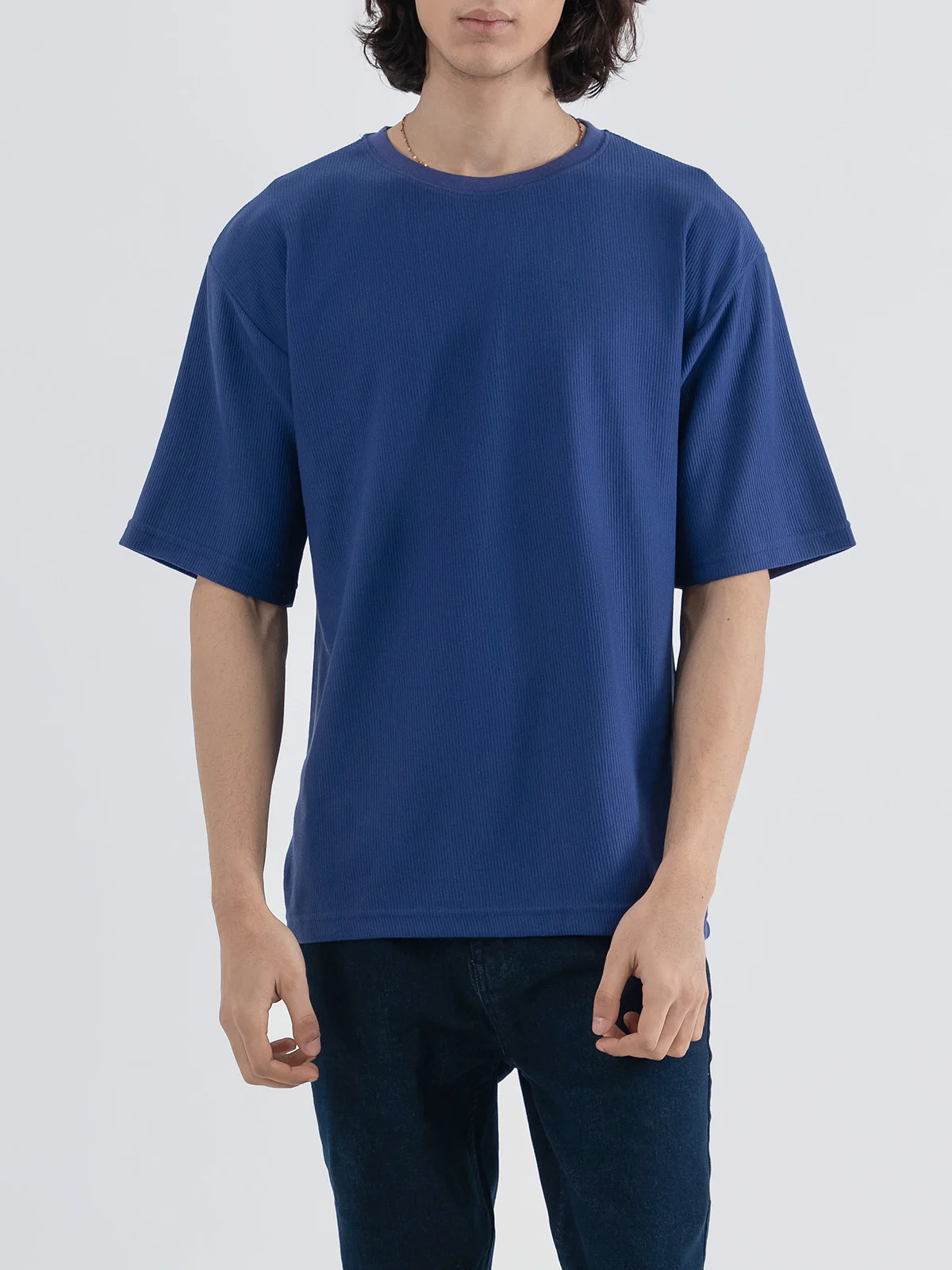 "BRADY" Drop Shoulder Basic T-Shirt - Image 2