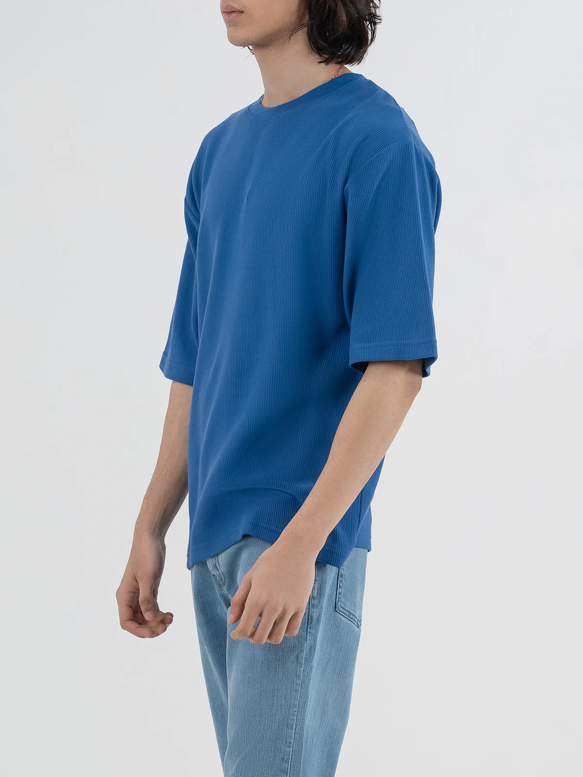 "BRADY" Drop Shoulder Basic T-Shirt - Image 4
