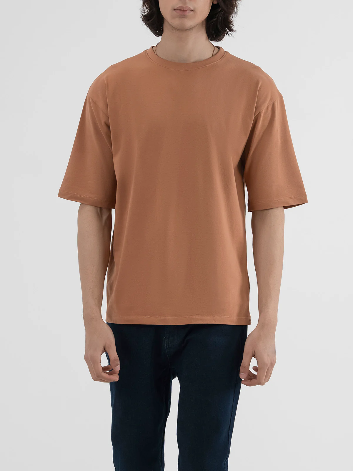 "BRAITH" Drop Shoulder Single jersey T-Shirt - Image 2