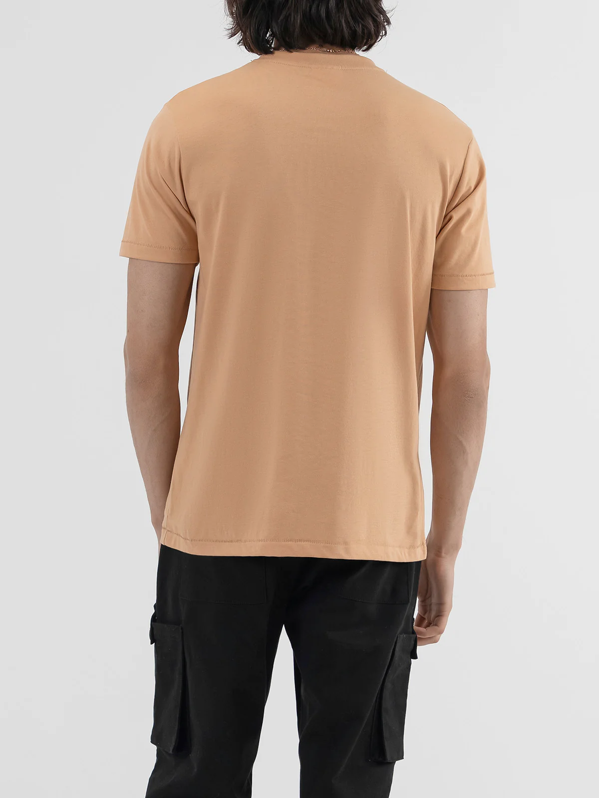 "BRAM" Regular Fit Basic T-Shirt - Image 5
