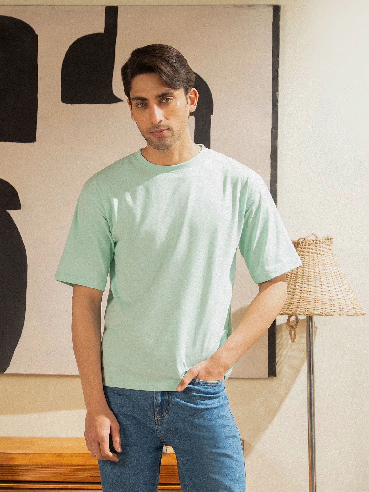"BRAM" Regular Fit Basic T-Shirt