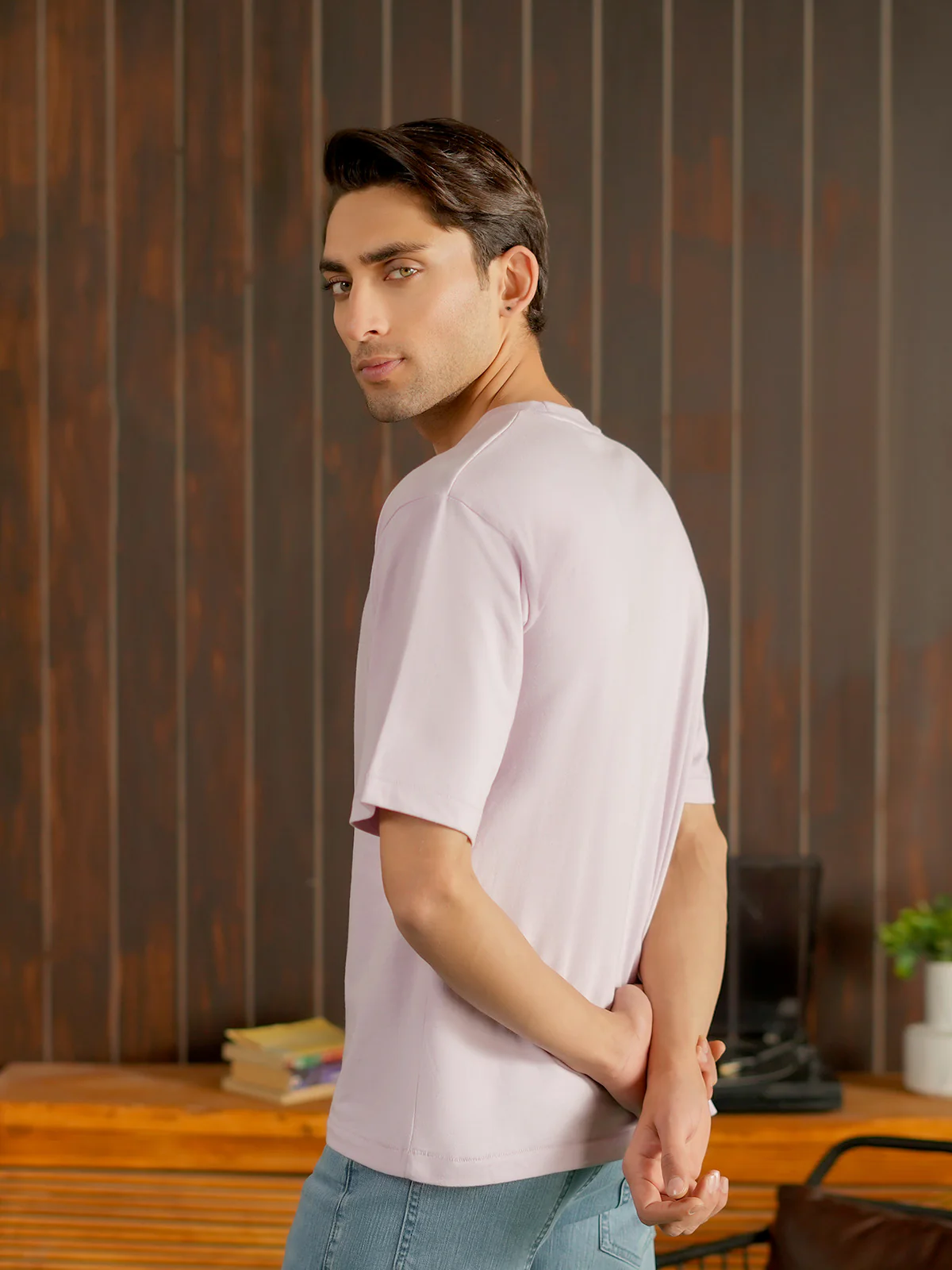 "BRAM" Regular Fit Basic T-Shirt - Image 10